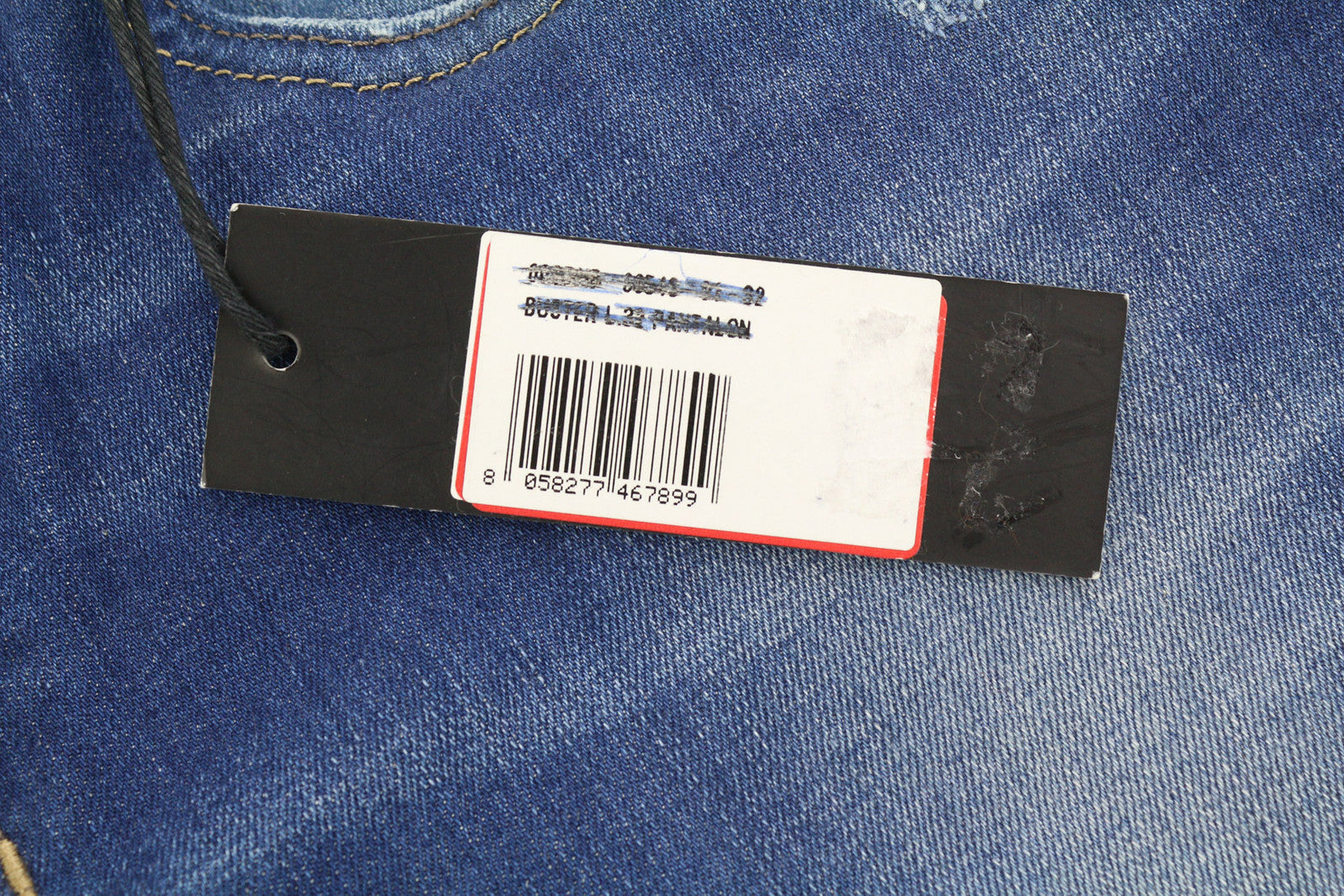 DIESEL žemakulniai 0664S moteriški džinsai W32/L32 Slim cut, žemo juosmens, tamprūs, mėlyni 
