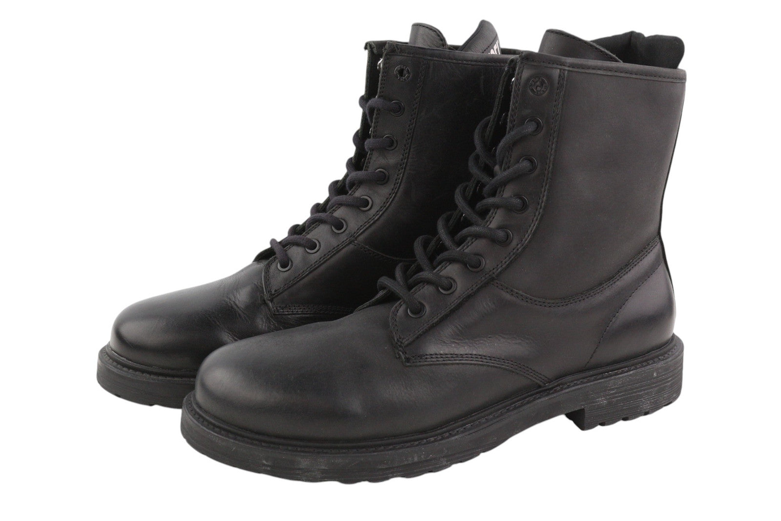 DIESEL D-Alabhama CB vyriški aulinukai, juodi, odiniai, EU44, vidutinio ūgio, RRP 295 €, migdolų nosis. 