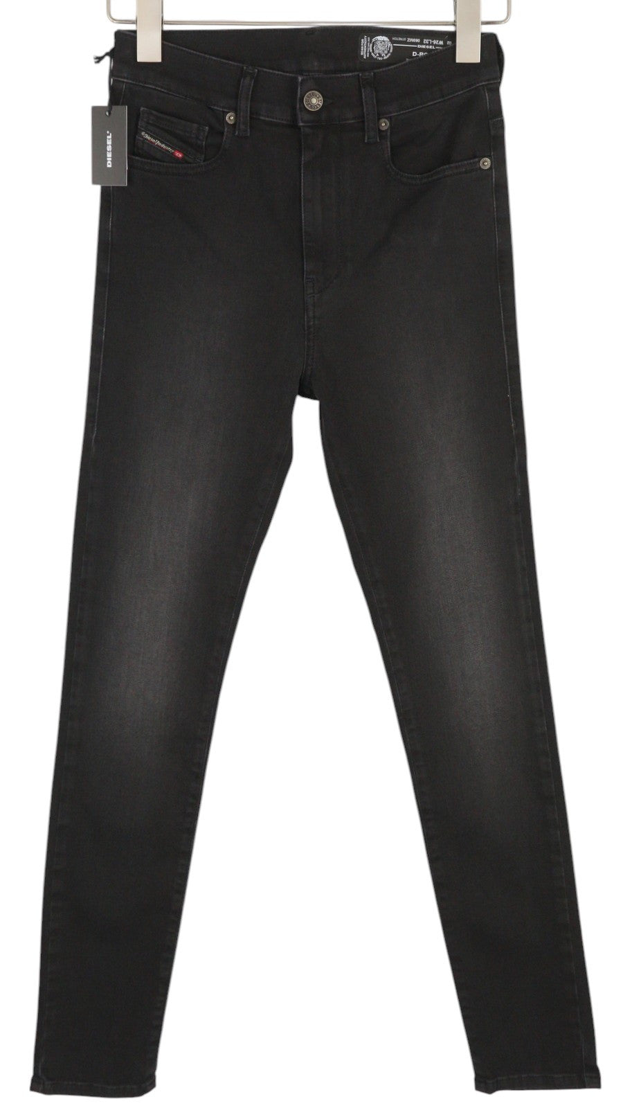 DIESEL D-Roisin 069MZ moteriški džinsai W26/L32 itin aptempti aukštu juosmeniu, tamprūs džinsai 