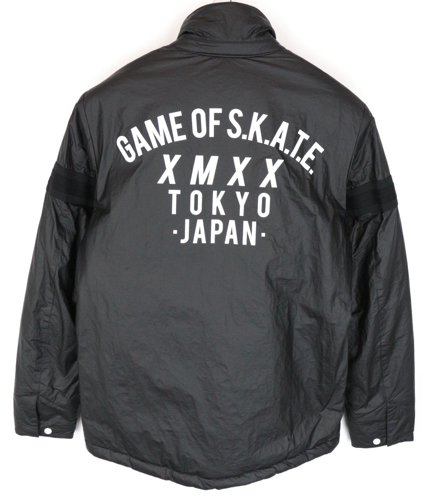 REPLAY vyriška striukė S, juoda, su pamušalu, paminkštinimu, ilgomis rankovėmis 