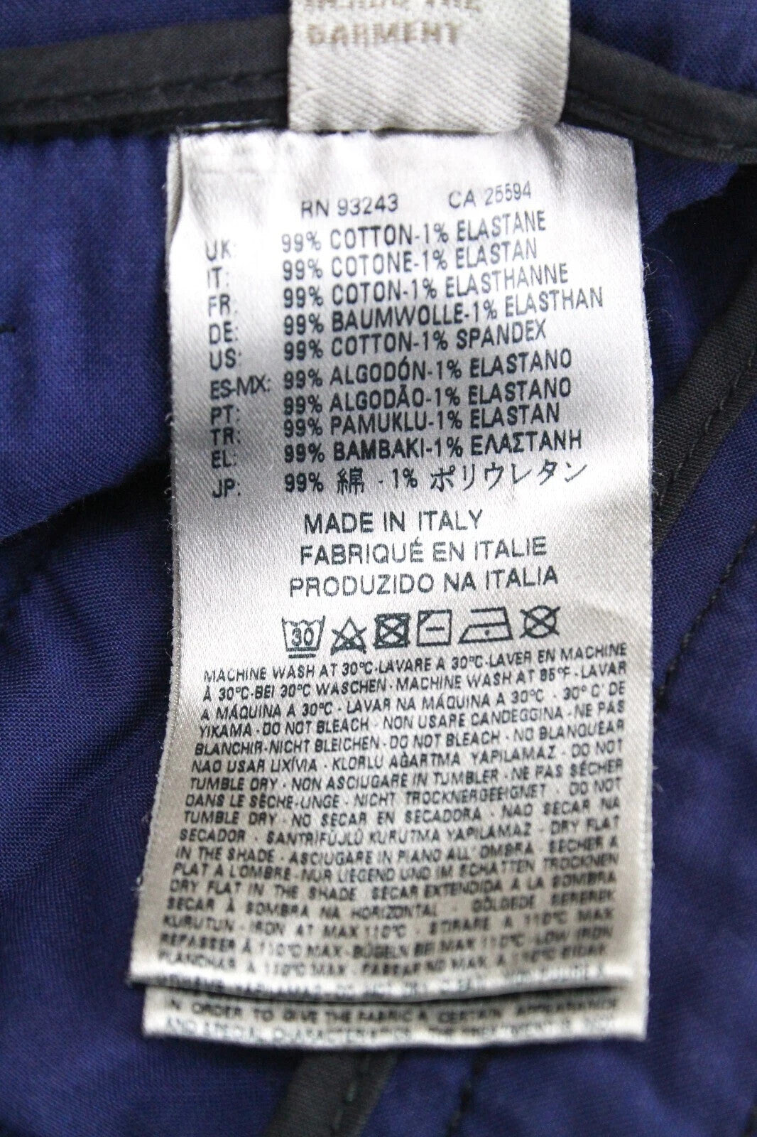 DIESEL Slim-Chino M 0677K Mens Jeans W27 Washed Distressed Cotton Stretch