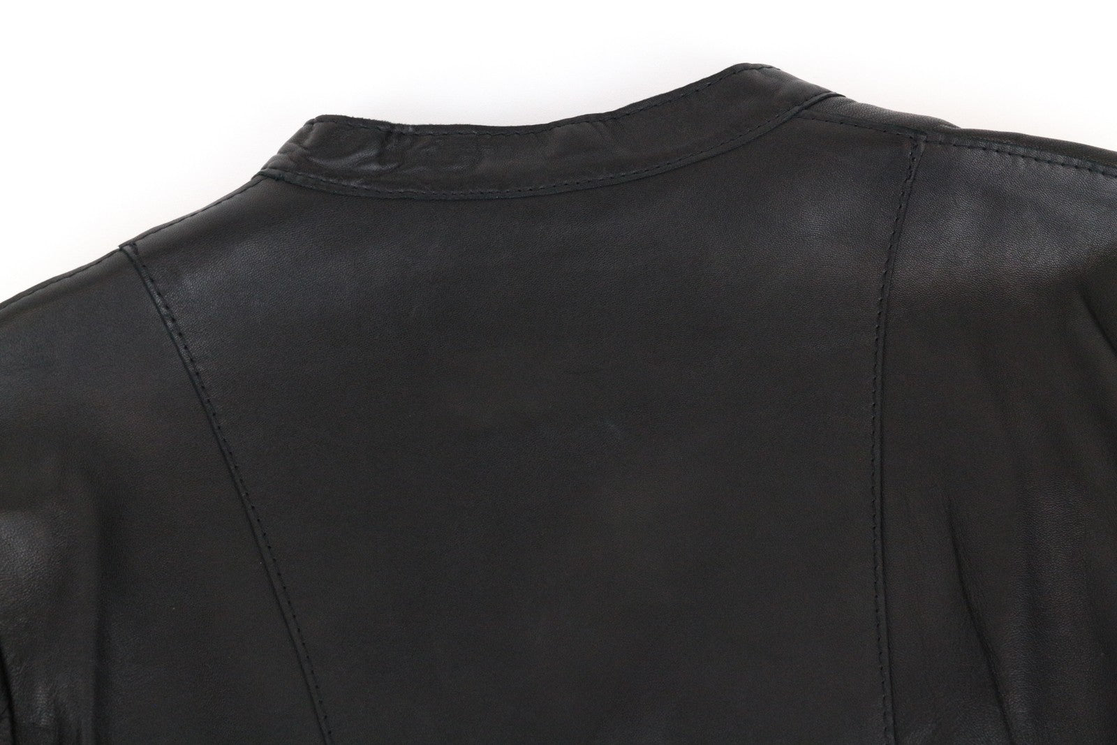 REPLAY Men's Jacket S Black Leather Single Zipped RRP€399
