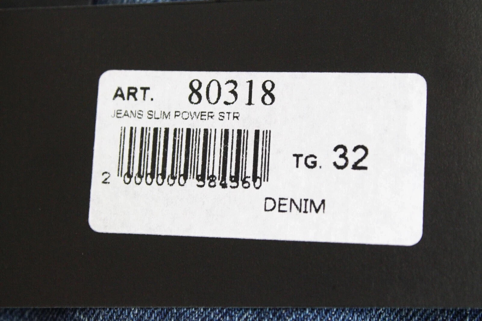 TAKESHY KUROSAWA Power vyriški džinsai W32 Slim, tamprūs, dirbtinės medvilnės džinsai 