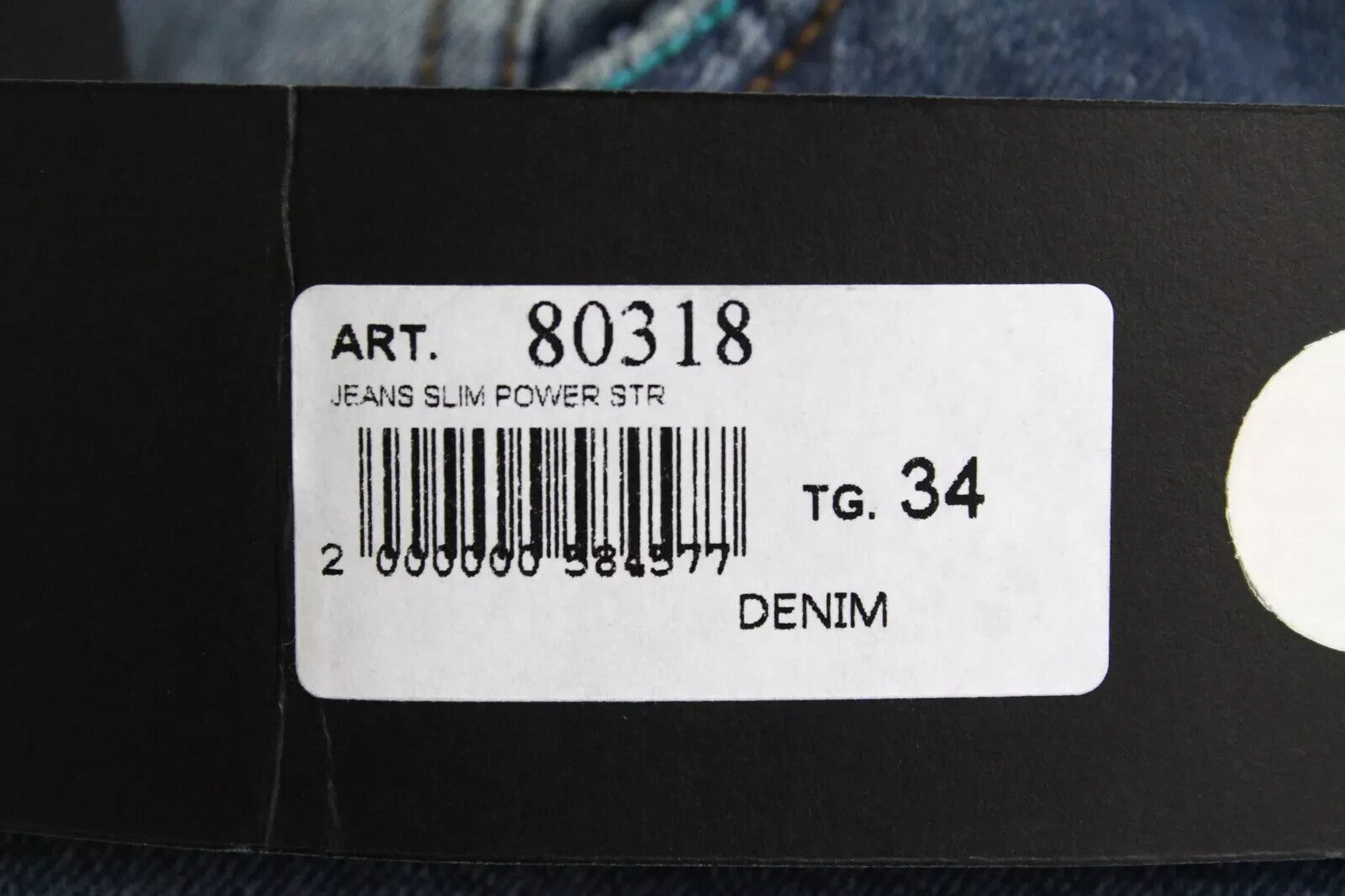 TAKESHY KUROSAWA Power Mens Jeans W30 Slim  Washed Stretch Cotton Blue