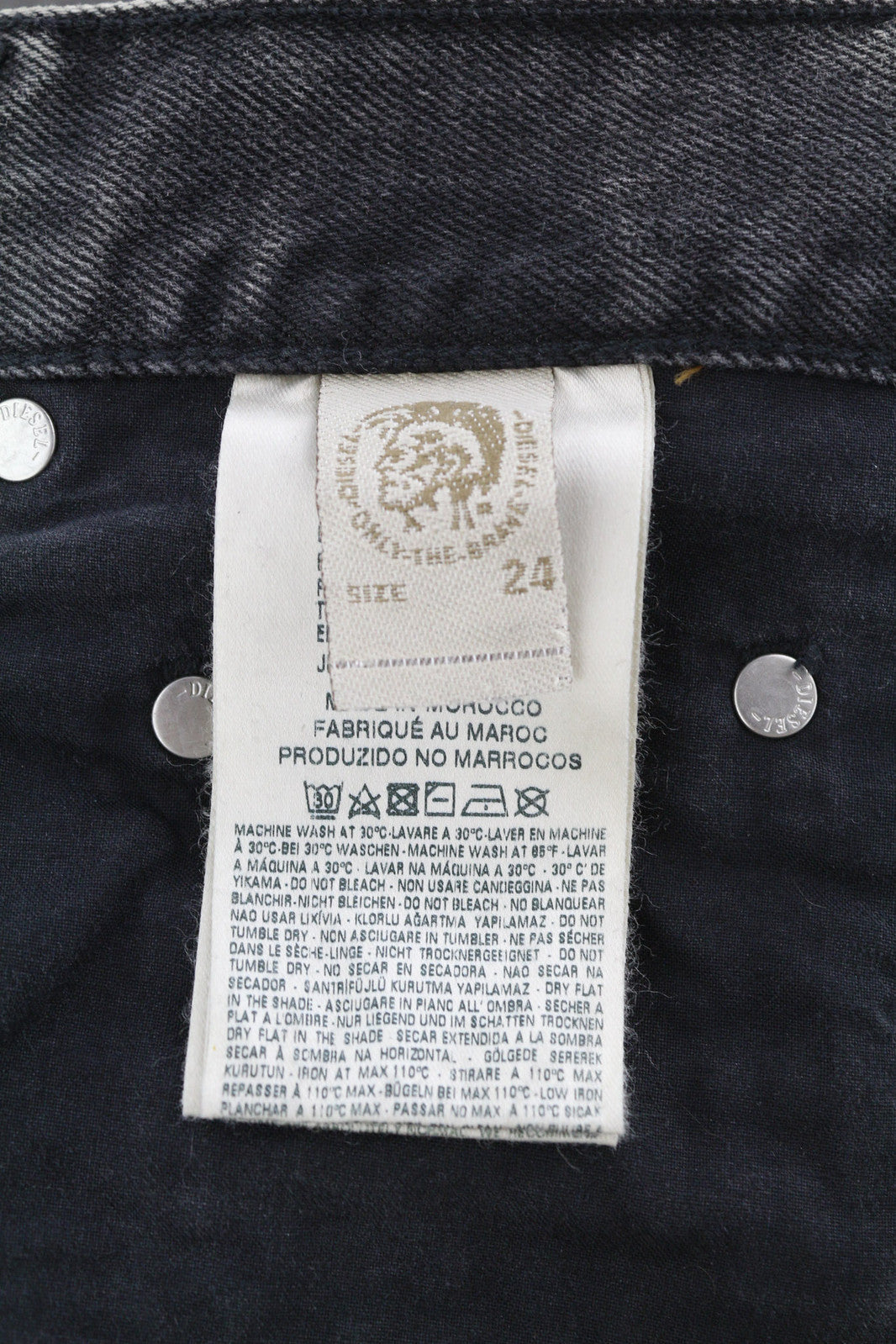 DIESEL Ceendhy 0859G moteriški džinsai W24/L32 Regular Straight Regular Waist RRP 200 € 