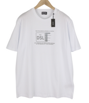 DIESEL T-Just-A35 Mens T-Shirt 2XL Short Sleeve Crew Collar  Tricot White