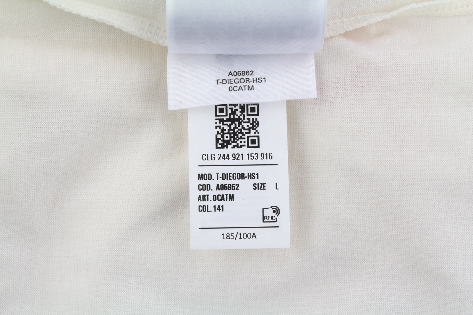 DIESEL T-Diegor-HS1 Mens T-Shirt L Short Sleeve Crew Collar  Tricot