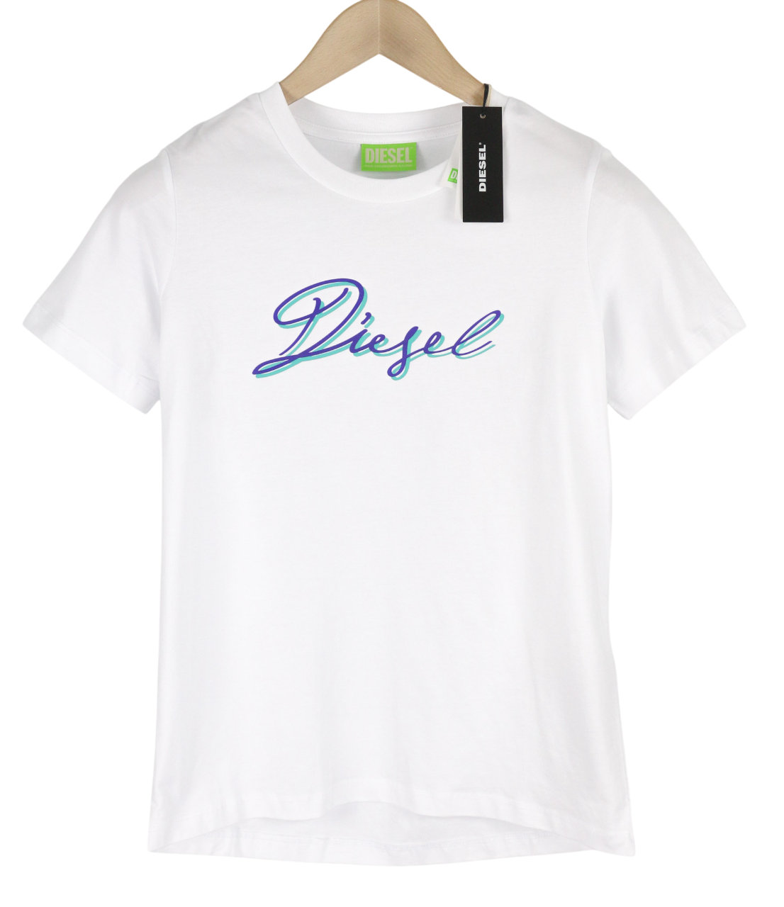 DIESEL T-Sily-K10 moteriški marškinėliai XS dydžio, trumpomis rankovėmis, apvalia apykakle, trikotažiniai