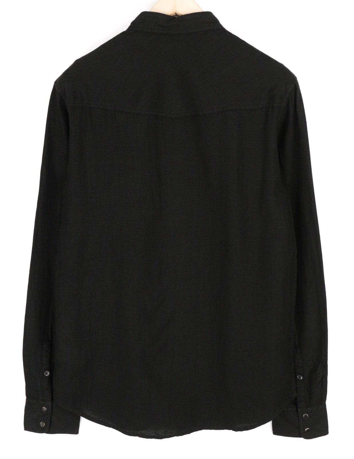 DIESEL S-East-Long-Lin vyriški marškinėliai, L, vakarietiški lininiai, rekomenduojama kaina – 175 €, juodi. 