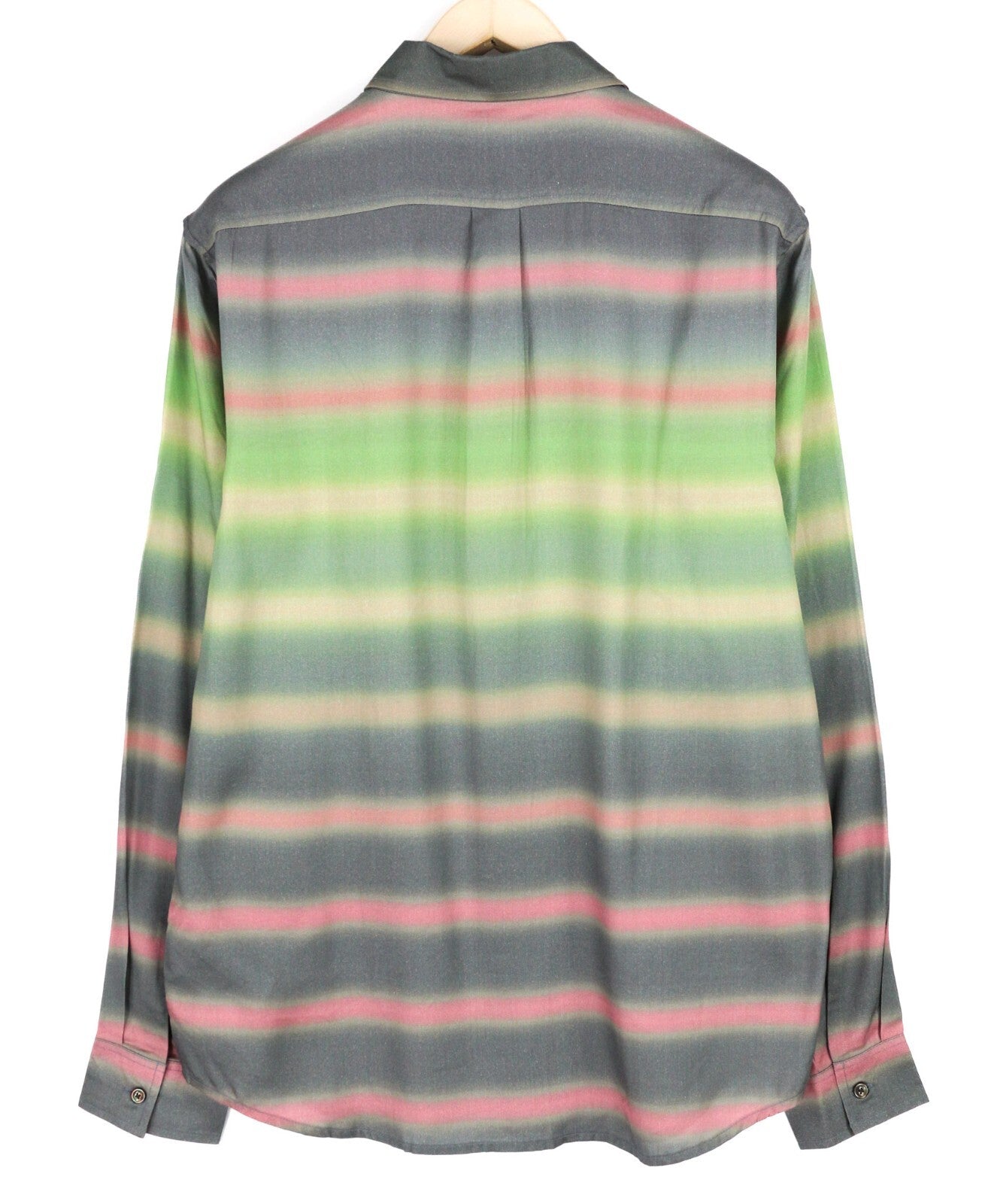 DIESEL vyriški marškinėliai S-Tucker dryžiais, L dydžio, rekomenduojama kaina 150 €, raštuoti sagomis užsegami, išskleidžiama apykaklė. 