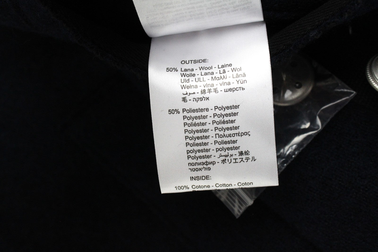 REPLAY vyriška striukė XL dydžio, tamsiai mėlyna, vilnos mišinio, dviguba apykakle, pamušalu. RMK 329 € 