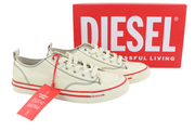 DIESEL S-Athos žemakulniai vyriški sportbačiai, 44 dydžio, balti, suvarstomi, RRP 160 € 