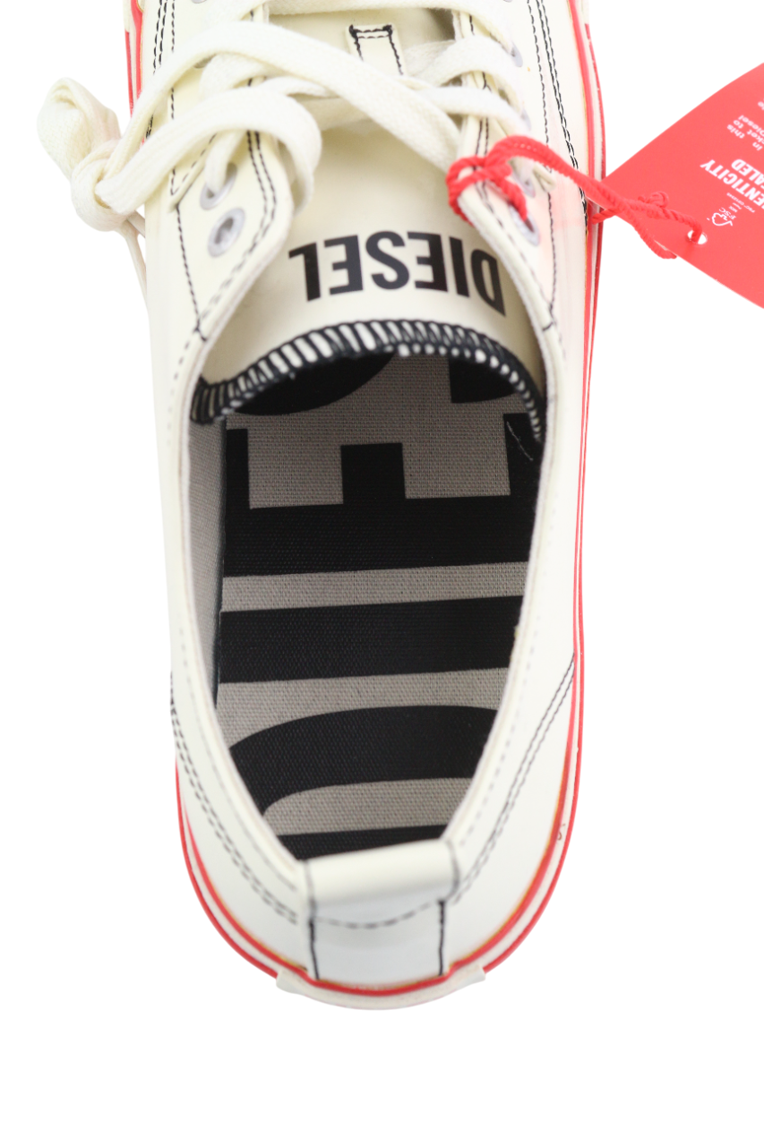 DIESEL S-Athos žemakulniai vyriški sportbačiai, 44 dydžio, balti, suvarstomi, RRP 160 € 