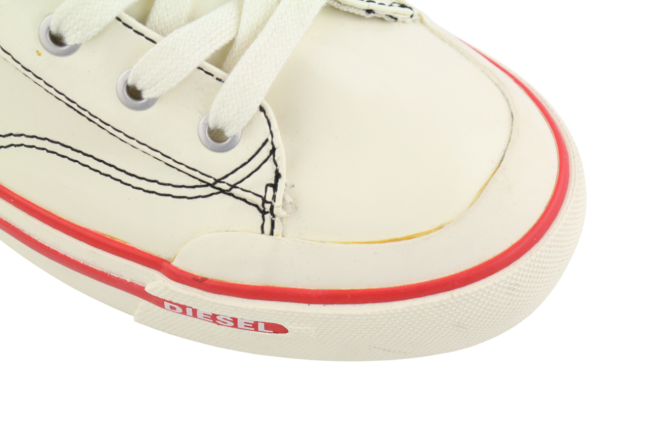 DIESEL S-Athos žemakulniai vyriški sportbačiai, 44 dydžio, balti, suvarstomi, RRP 160 € 