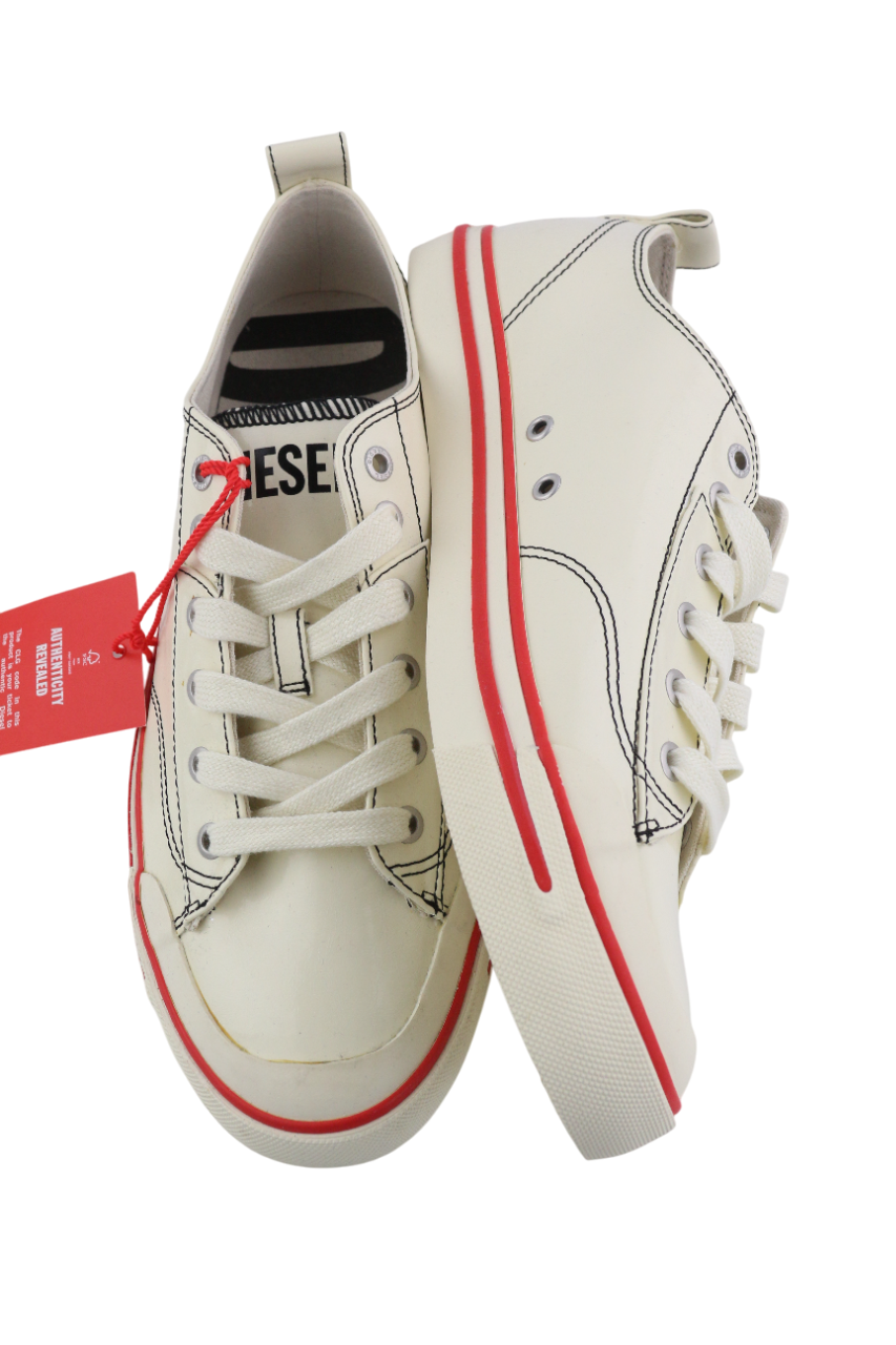 DIESEL S-Athos žemakulniai vyriški sportbačiai, 44 dydžio, balti, suvarstomi, RRP 160 € 