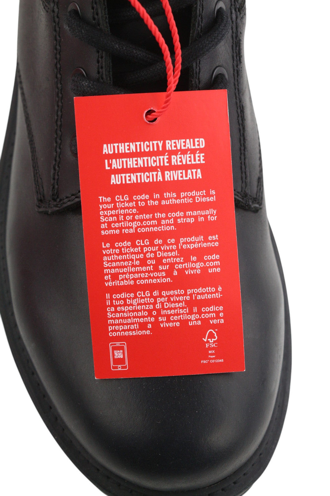 DIESEL D-Alabhama CB vyriški batai, juodos odos, 44 dydis, RRP295, su raišteliais, migdolų nosis, tamsiai rudi.