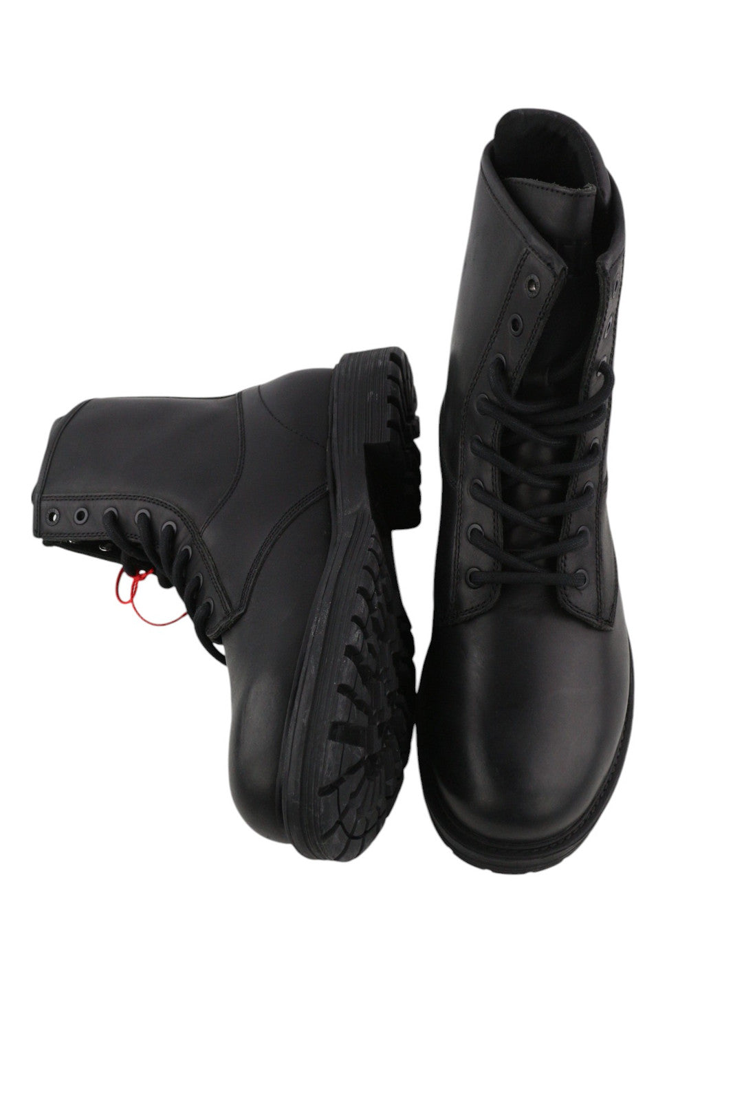 DIESEL D-Alabhama CB vyriški batai, juodos odos, 44 dydis, RRP295, su raišteliais, migdolų nosis, tamsiai rudi.