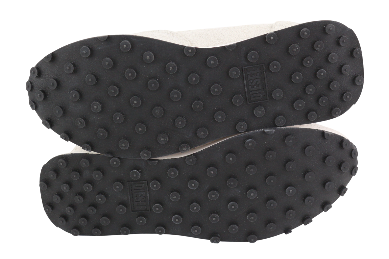 DIESEL S-Racer-Lc vyriški sportbačiai, EU44, balti, odiniai, nėriniuoti, RRP 195 € 