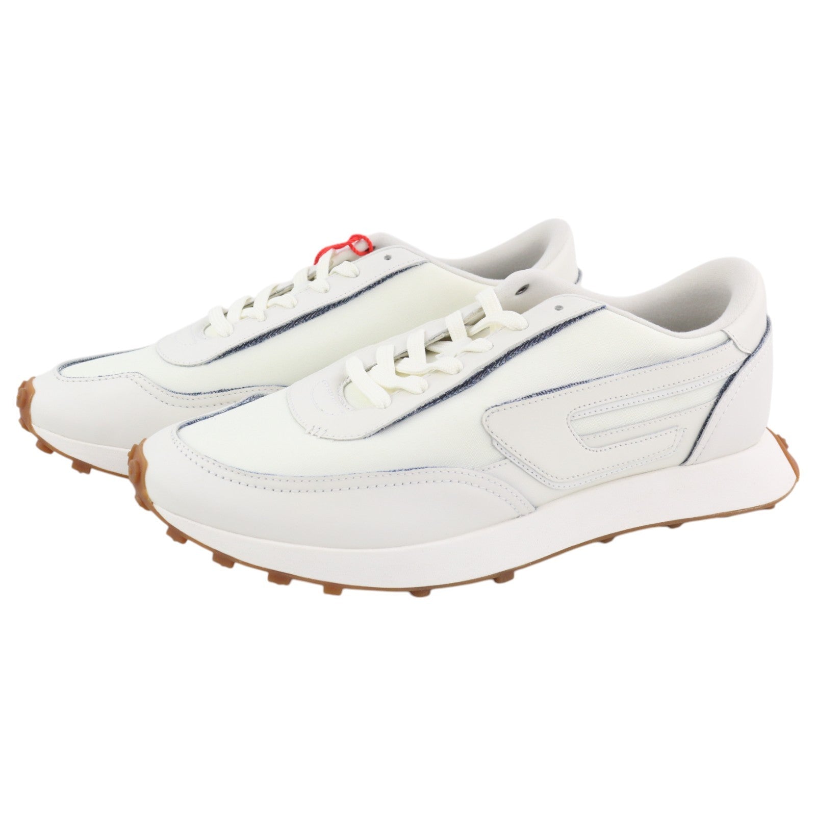 DIESEL S-Racer LC vyriški sportbačiai, balti, zomšos ir odos, EU44, kaina – 195 € 