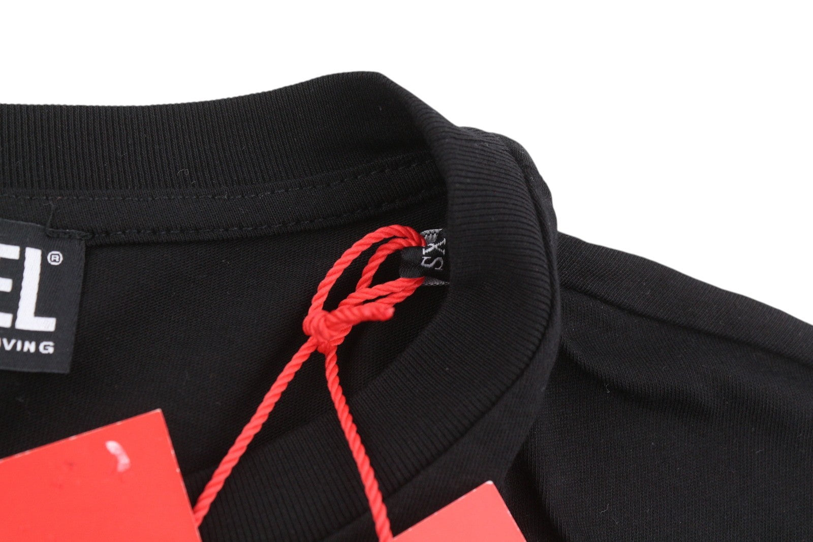 DIESEL D-Egor-New-Ita-Foil moteriška suknelė XS, juoda, trumpomis rankovėmis, trikotažinė, laisvalaikio, mini 