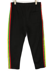 ACNE STUDIOS Norwich Face vyriškos kelnės S juodos užtraukiamos sportinės kelnės laisvalaikiui 