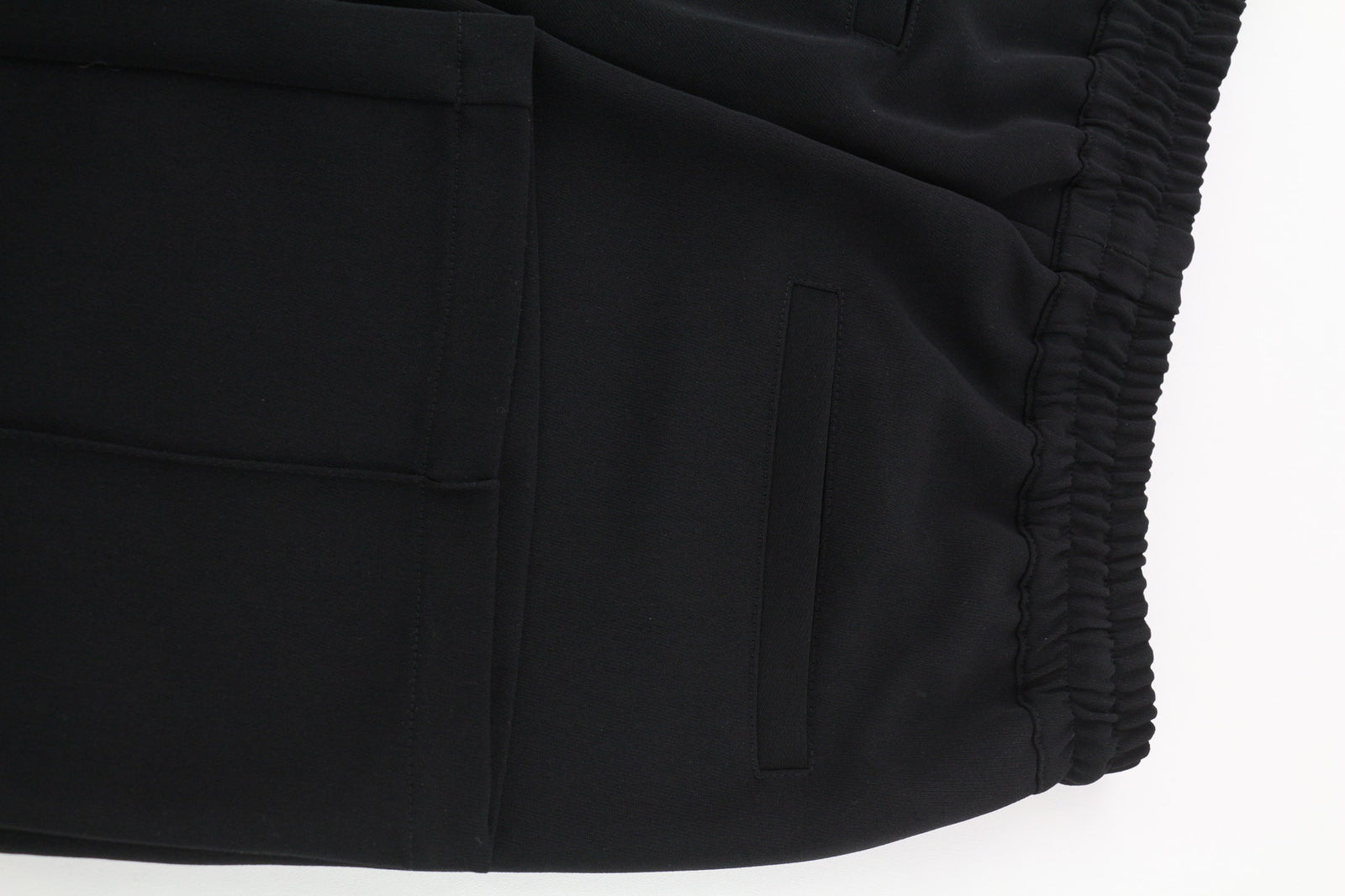 JOHN RICHMOND moteriškos kelnės S dydžio, juodos, tamprios, laisvalaikio, raišteliais užtraukiamos, kasdieniškos 