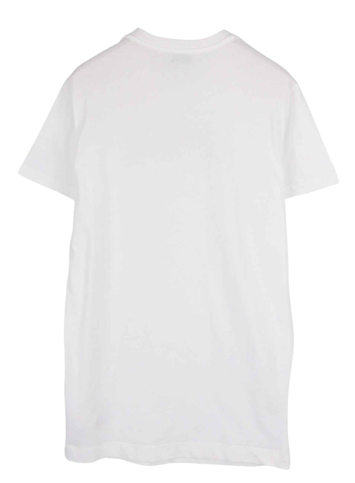 DIESEL D-Egor-New-Ita-Foil moteriška suknelė L balta trumpomis rankovėmis trikotažo laisvalaikio mini suknelė 