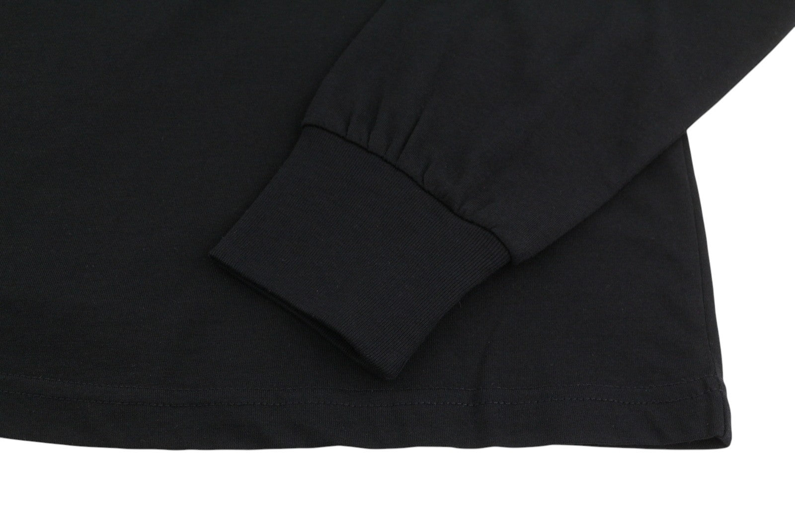 DIESEL T-Just-Ls-E4 vyriški marškinėliai XL dydžio, juodi, raštuoti apvalios iškirptės ilgomis rankovėmis, su logotipu 