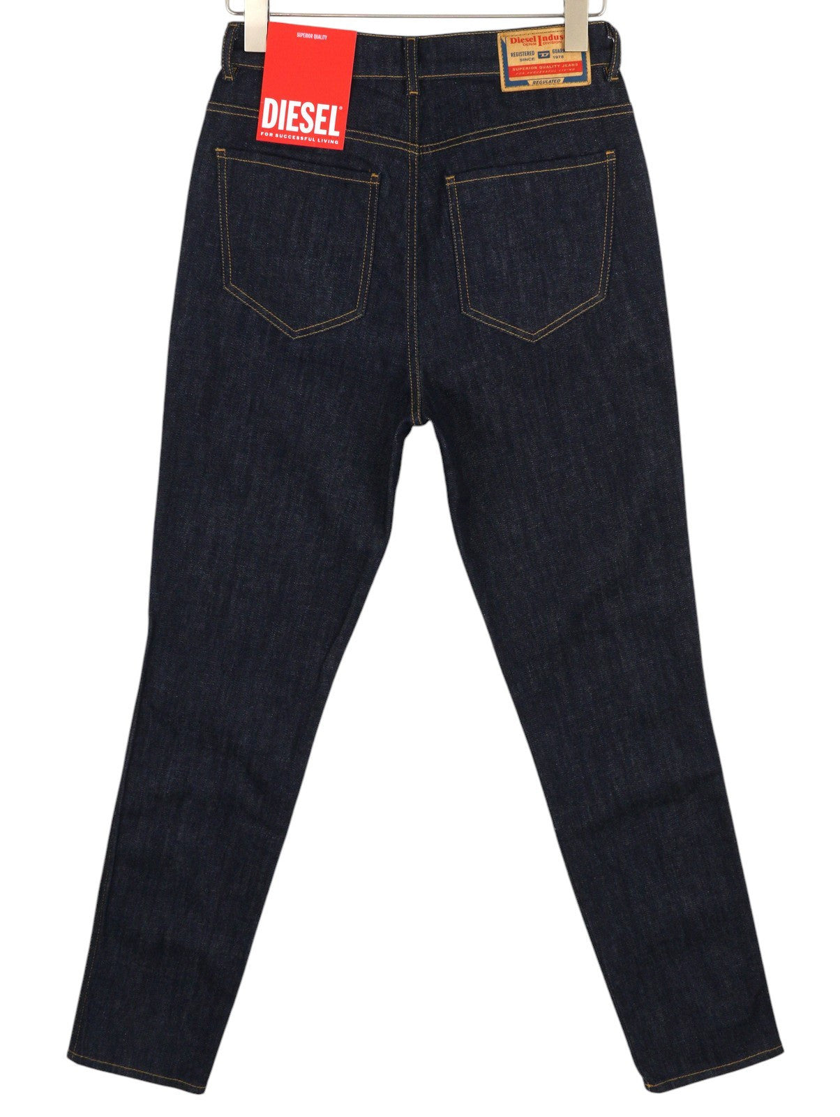 DIESEL 1994 Z9B89 vyriški džinsai W30/L32 Slim Fit tiesaus kirpimo aukštu juosmeniu, mėlyni 