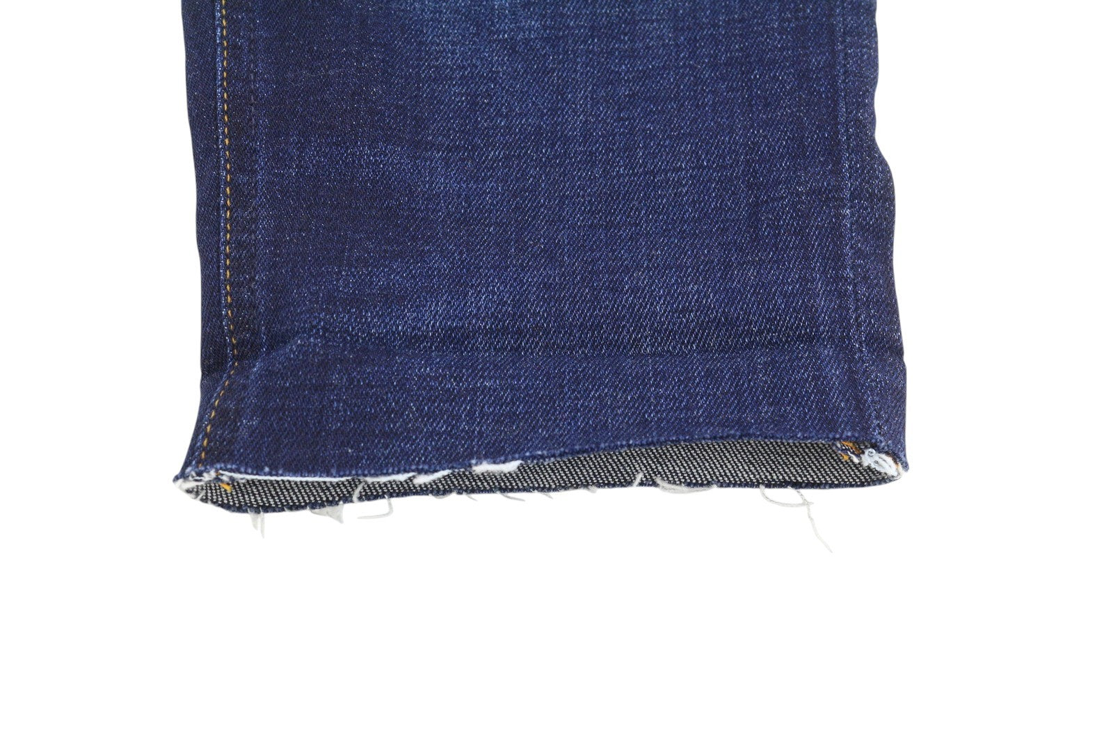 NUDIE JEANS Skinny Lin moteriški šortai W27 su skalbto džinso mėlyna spalva, tamprios kišenės su užtrauktuku 