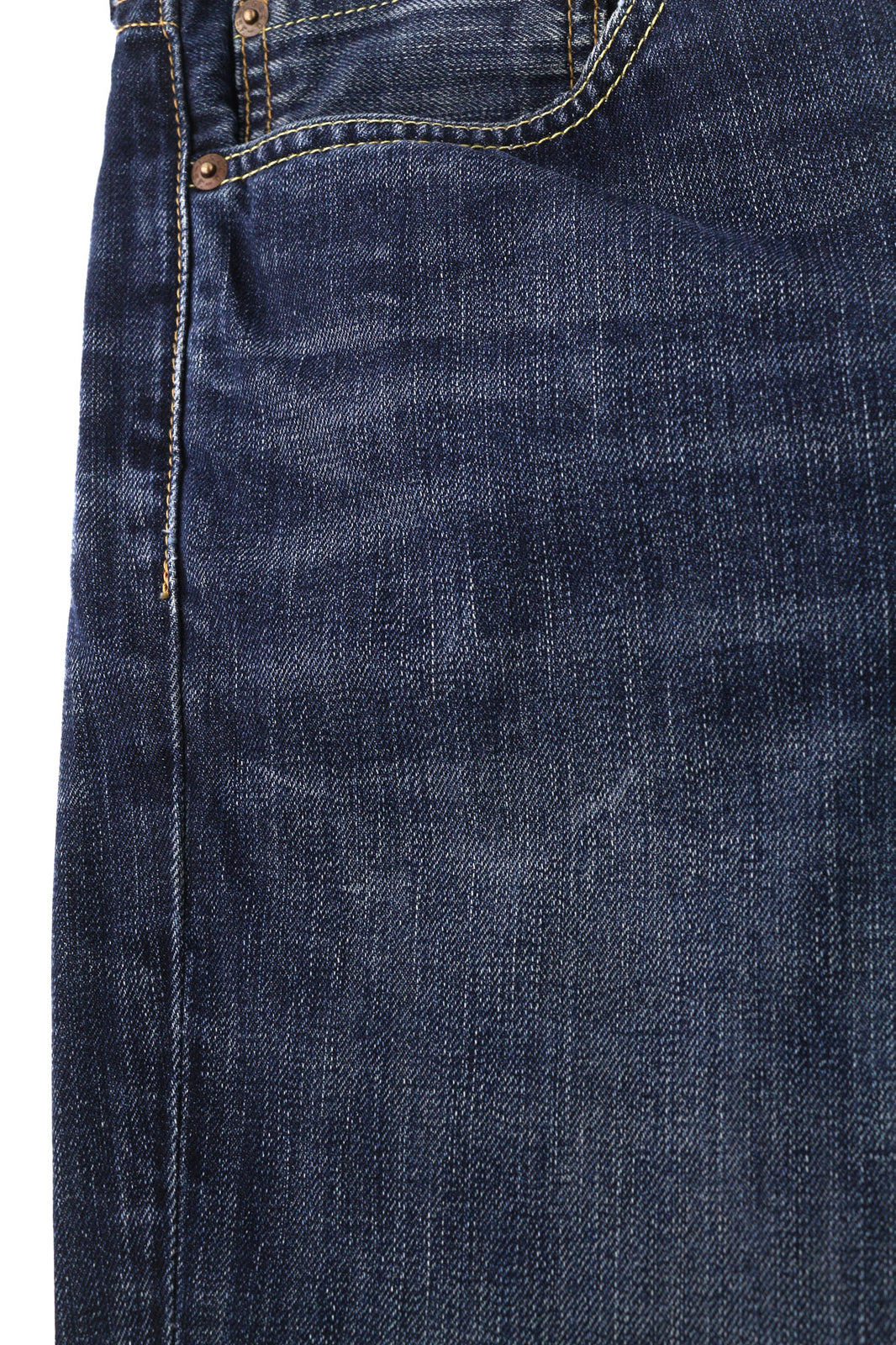 LEVI STRAUSS & CO 511 Men Jeans W34/L34 Dark Blue Pure Cotton Slim Fit Washed