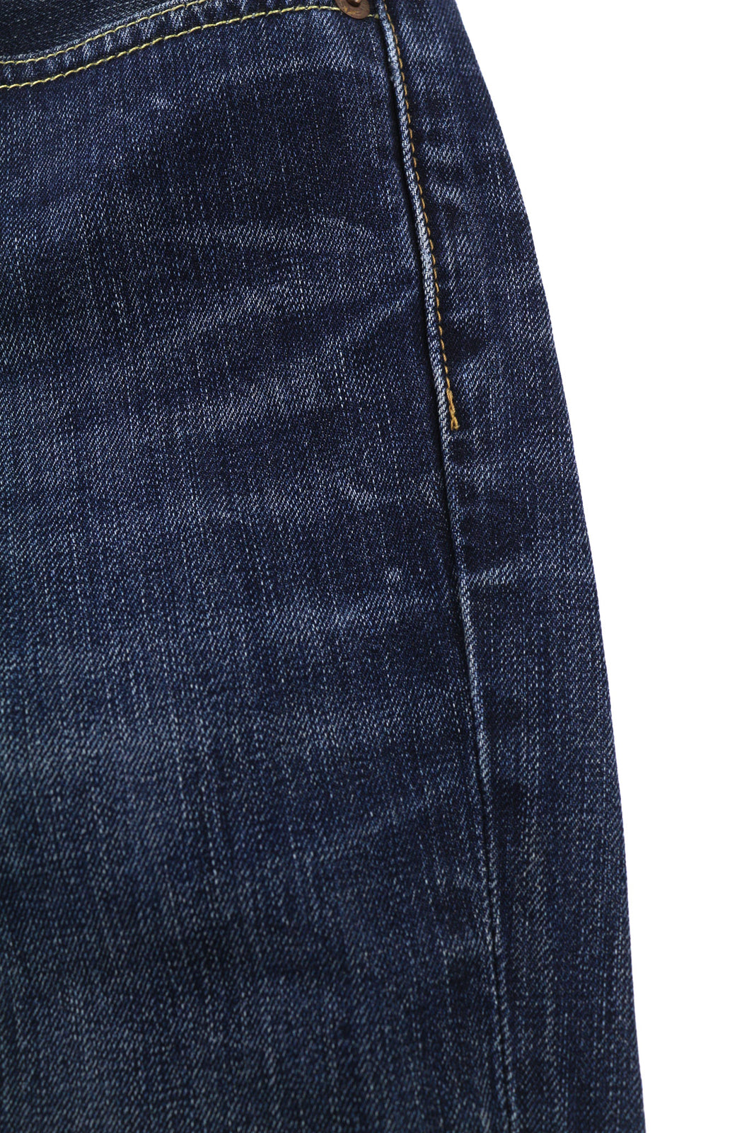 LEVI STRAUSS & CO 511 Men Jeans W34/L34 Dark Blue Pure Cotton Slim Fit Washed