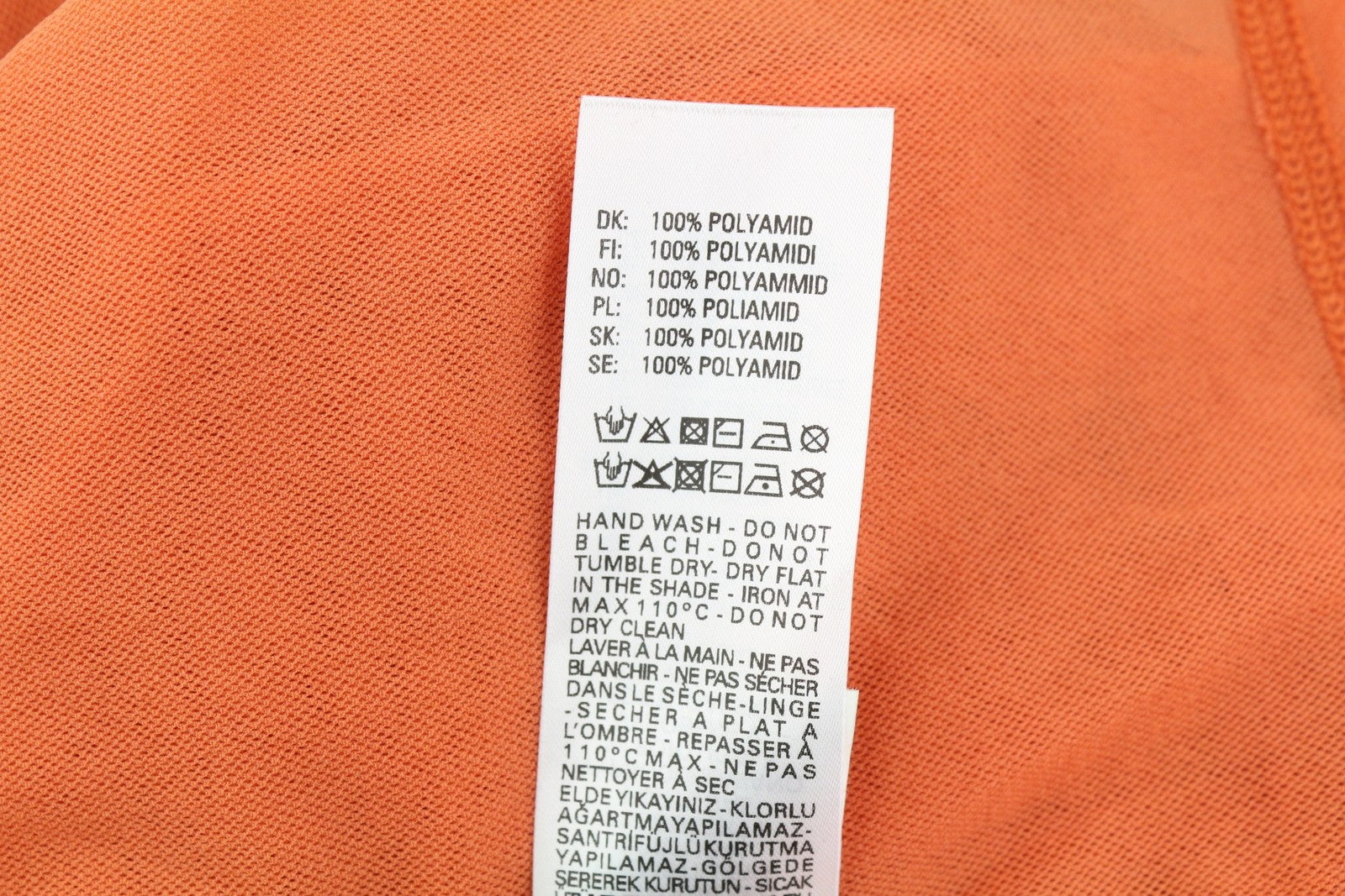 DIESEL T-Jurl moteriški marškinėliai S dydžio, oranžiniai, pamušalu, aukšta apykakle, ilgomis rankovėmis, ploni. RRP 150 €. 