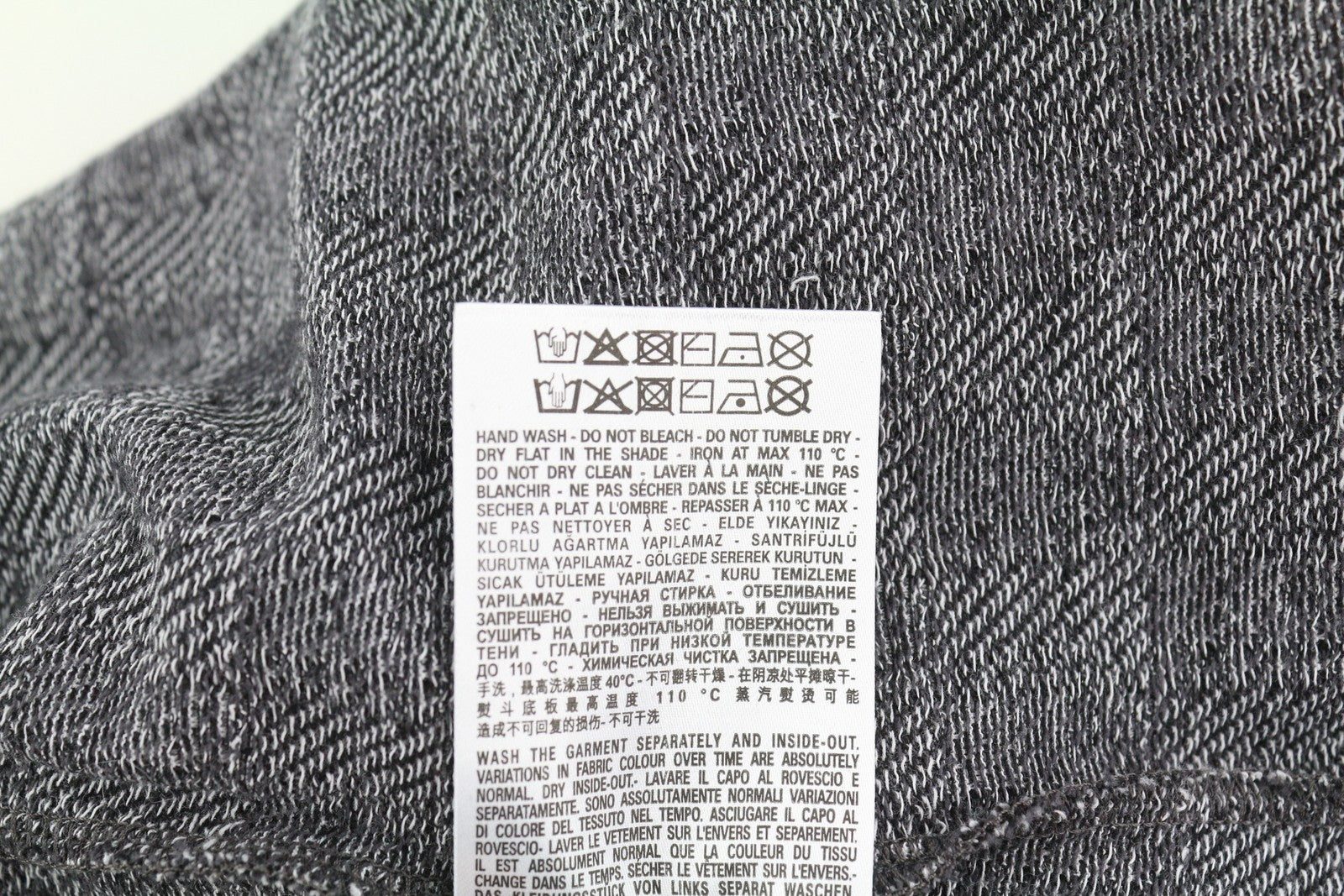 DIESEL T-Inacrop moteriški marškinėliai pilki su raštuotais cirkoniais, trumpais rankovėmis