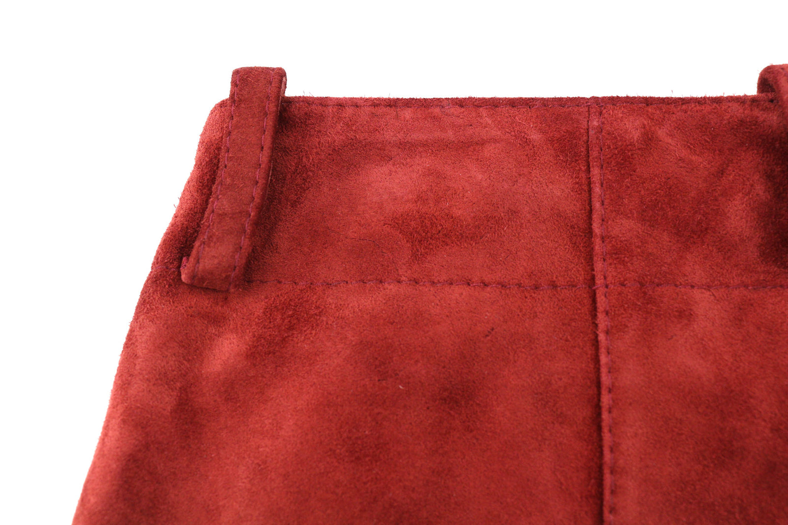 BALLY moteriškas sijonas, rudas, US8, natūralios veršiuko odos, zomšos pamušalas, su kišenėmis 