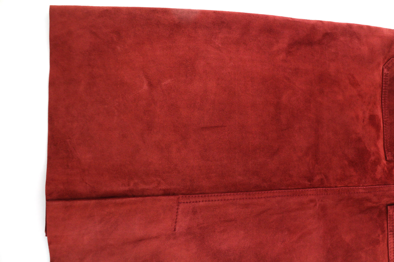 BALLY moteriškas sijonas, rudas, US8, natūralios veršiuko odos, zomšos pamušalas, su kišenėmis 