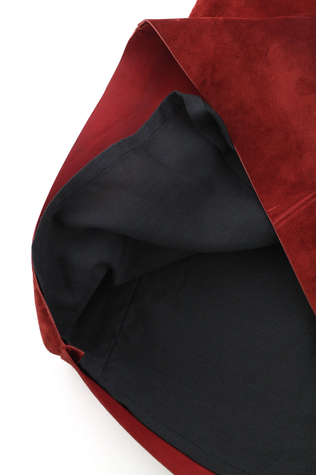 BALLY moteriškas sijonas, rudas, US8, natūralios veršiuko odos, zomšos pamušalas, su kišenėmis 