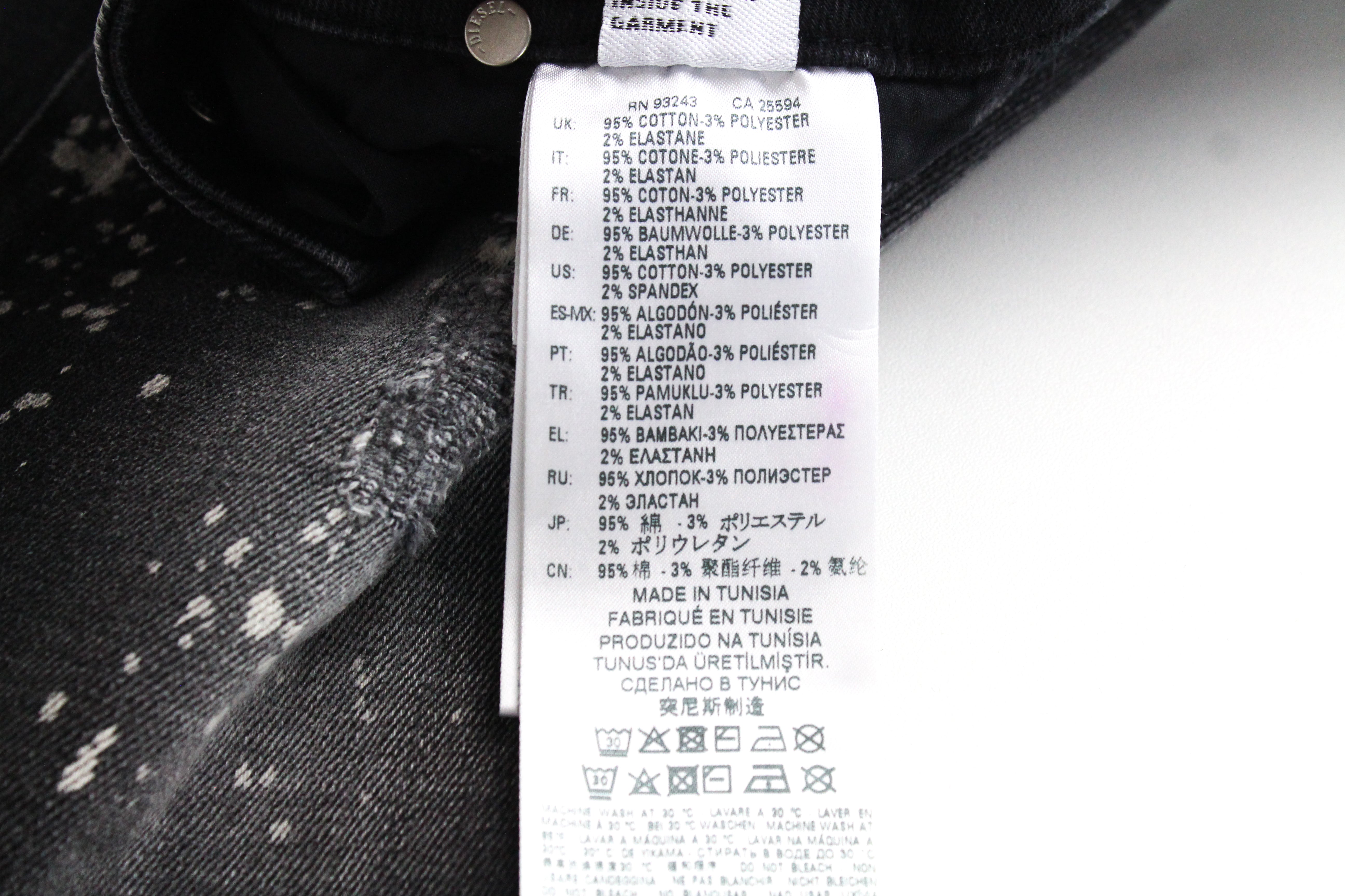 DIESEL D-Ramy 0091Z moteriški džinsai W24/L30 aptempti mergaitėms pilki tamprūs džinsai 