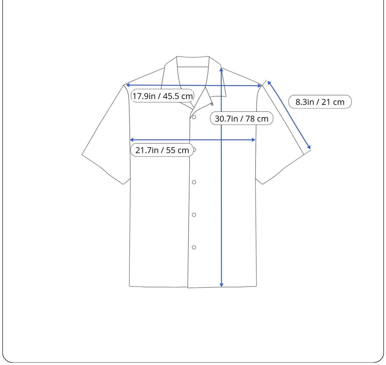 HARMONT &amp; BLAINE mėlyni medvilniniai marškinėliai M trumpomis rankovėmis ir raštuota apykakle vyrams