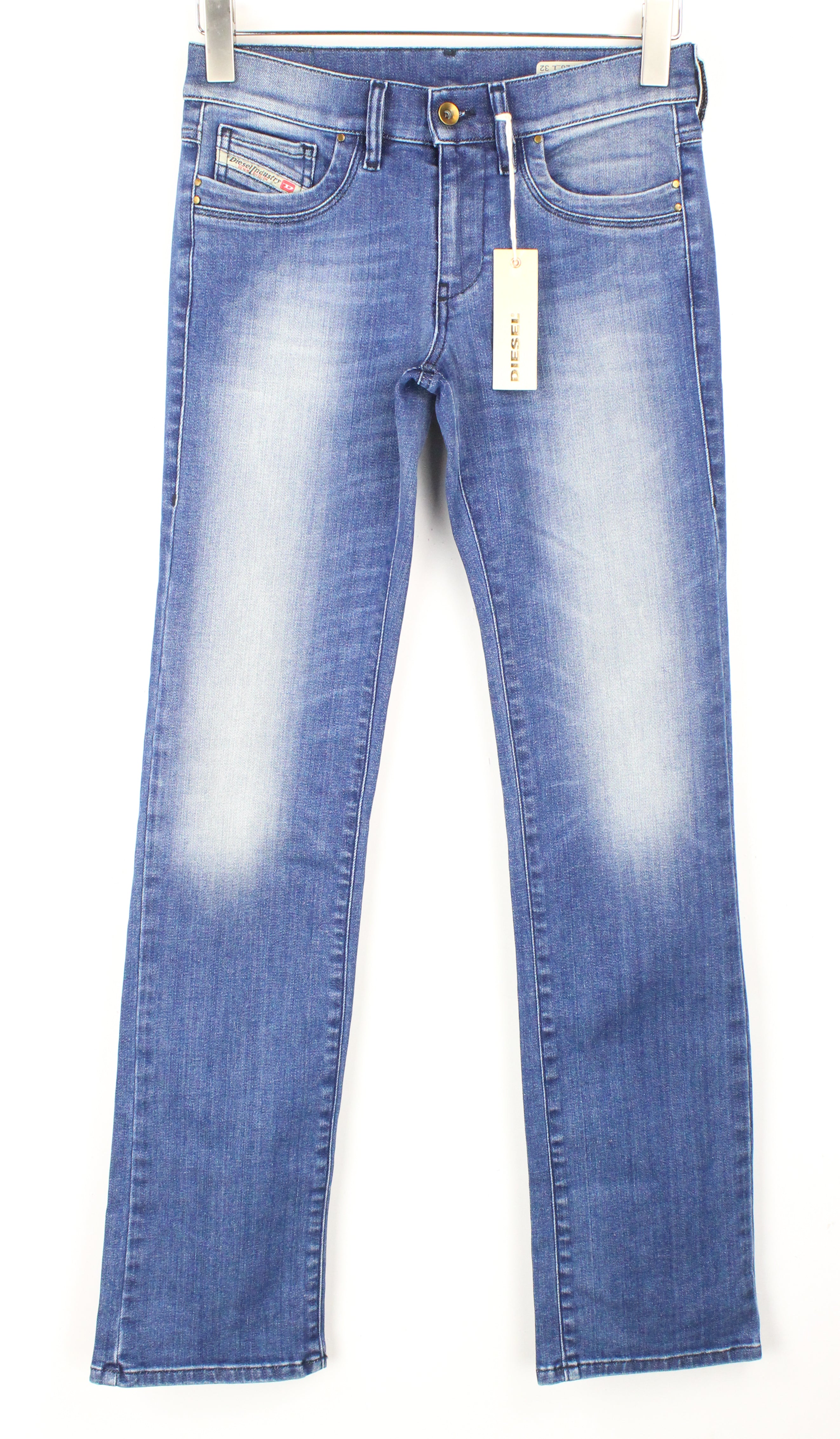 DIESEL Ronhoir 0R30E Women's Jeans W26/L32 Bootcut Wash Stretch Blue