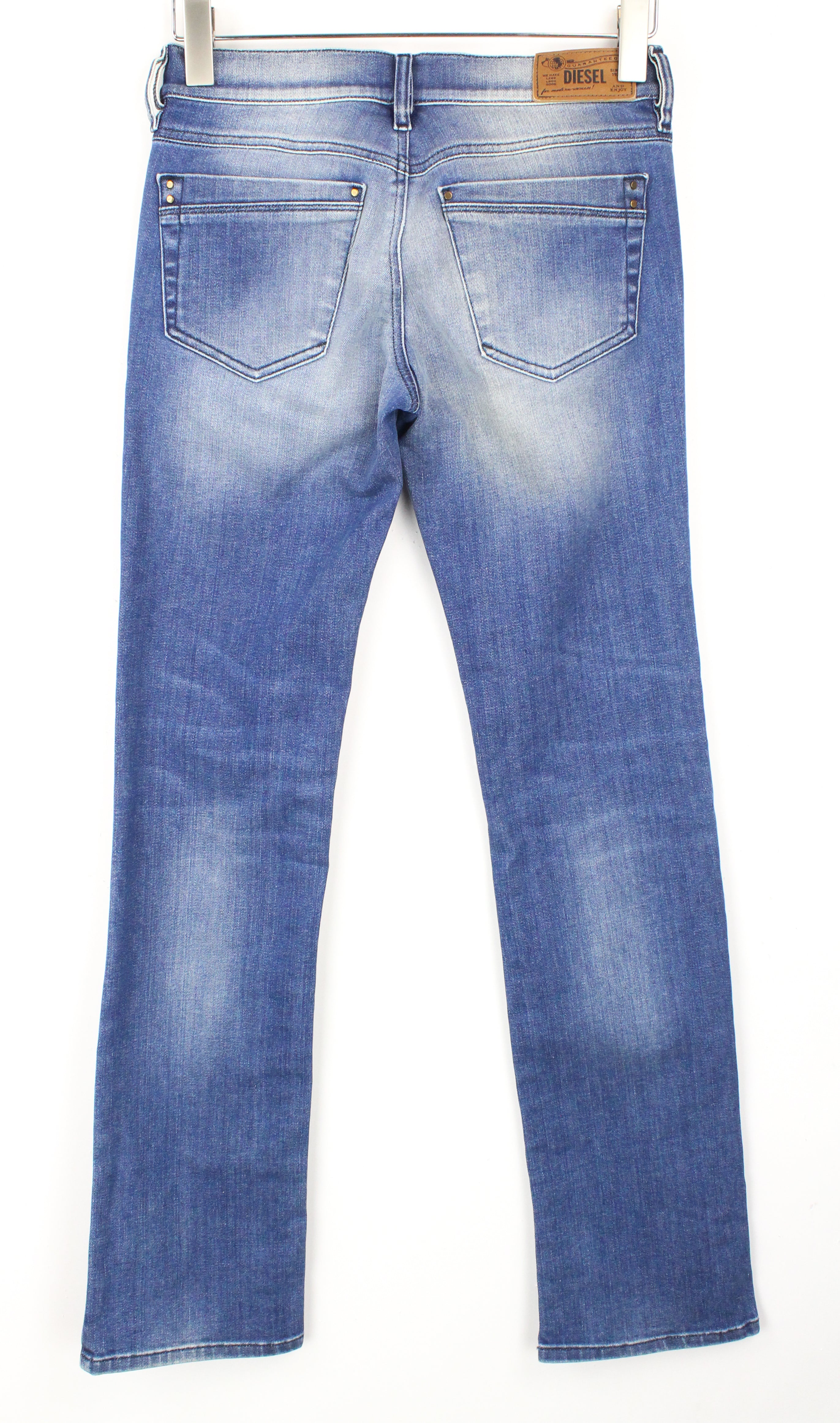 DIESEL Ronhoir 0R30E Women's Jeans W26/L32 Bootcut Wash Stretch Blue