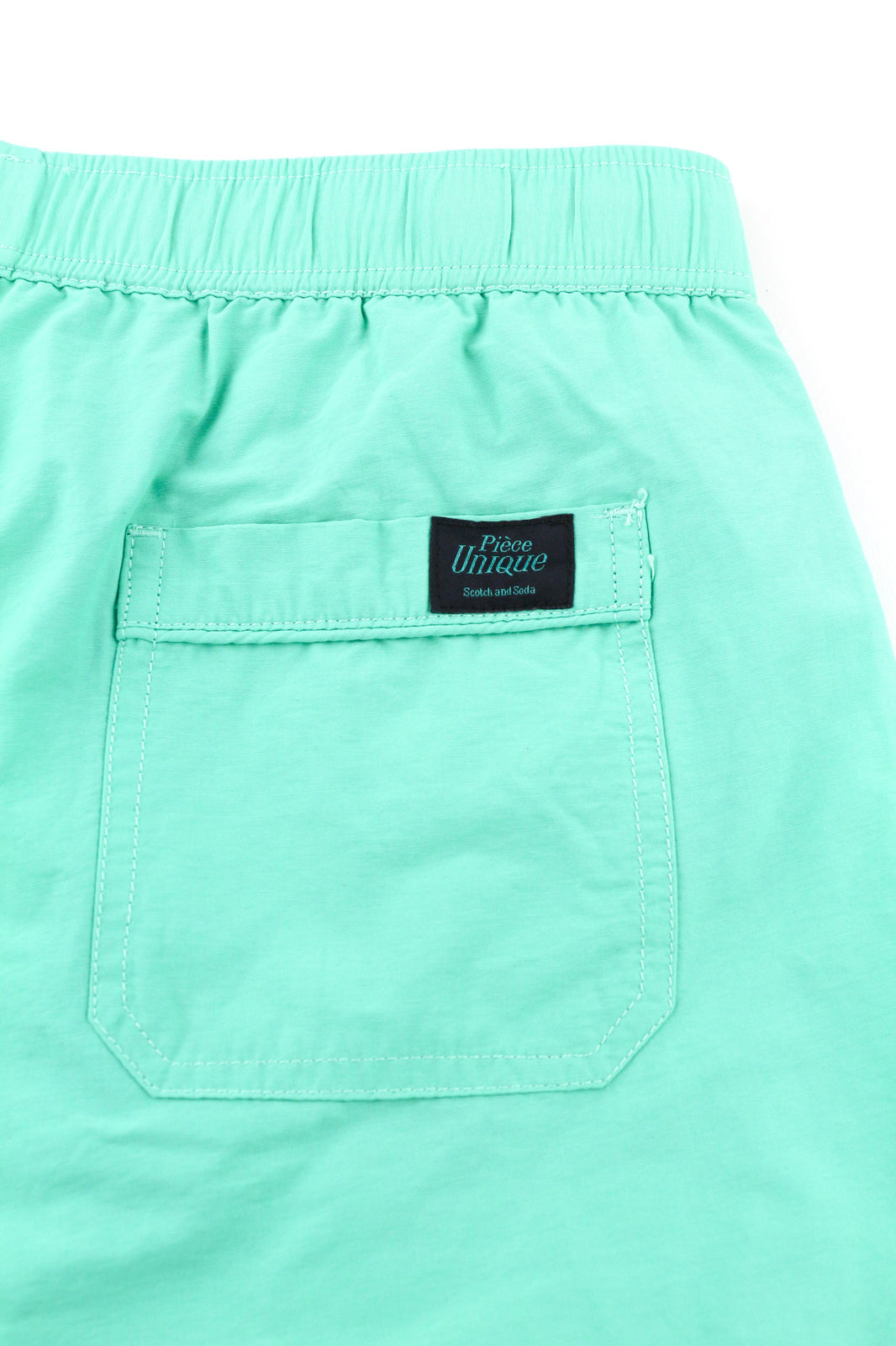 SCOTCH & SODA Ams Couture Men Swimwear S Green Blue Pull On Drawstrings Trunks