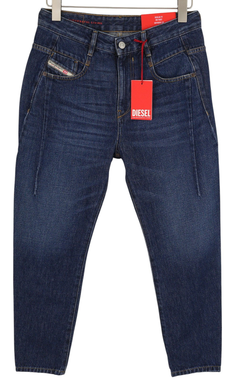 DIESEL D-Fayza 09C03 moteriški džinsai W26/L32 įprasto kirpimo „Boyfriend“ klešnės, rekomenduojama kaina – 175 € 