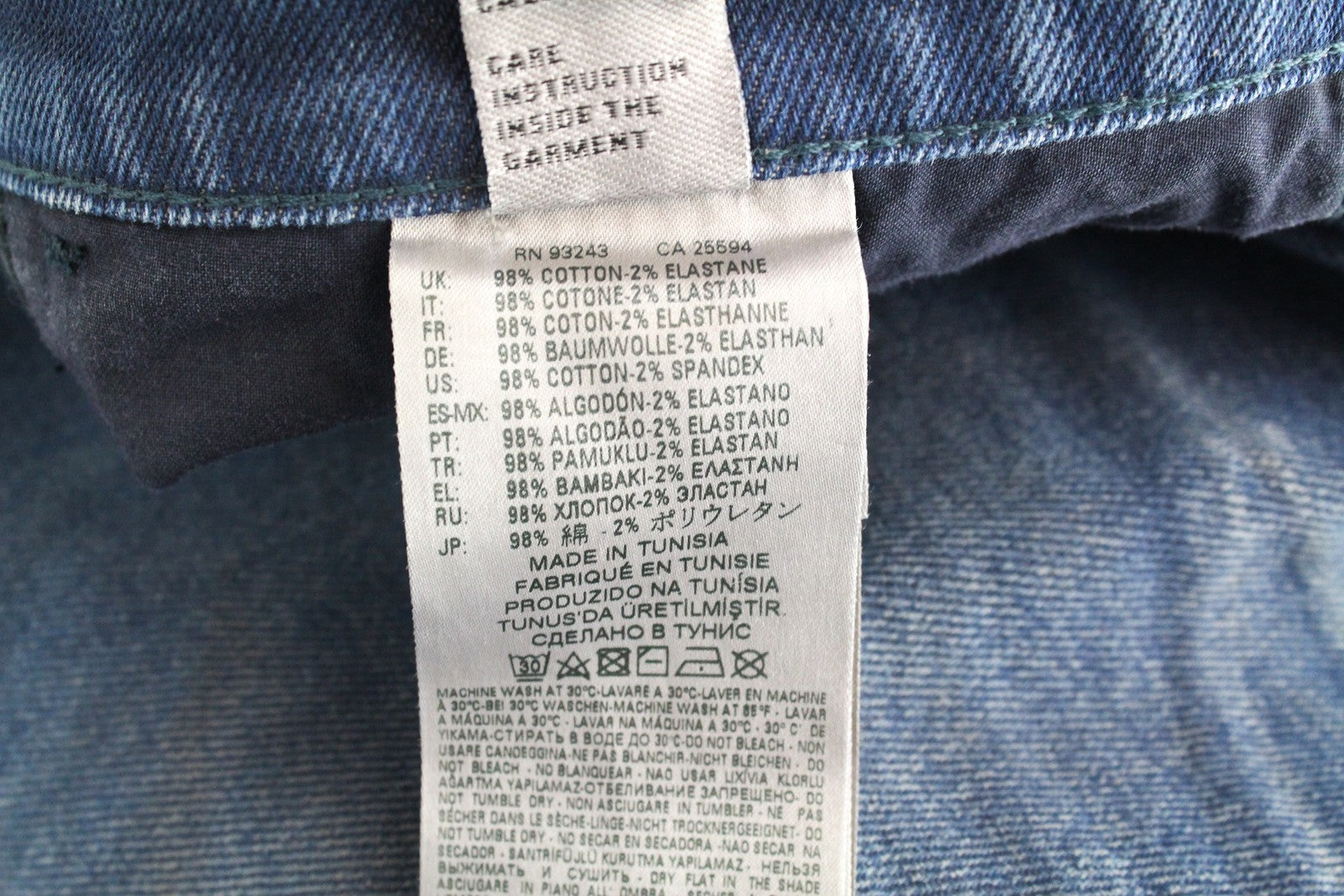 DIESEL D-Eetar 0870I vyriški džinsai W32/L32 siaurėjantys, mėlyni, tamprūs 