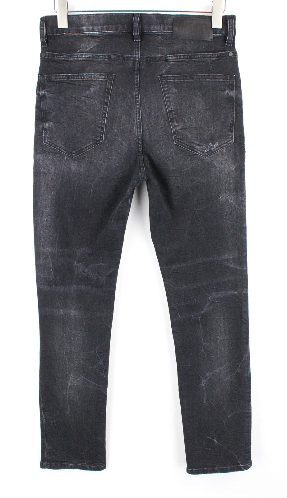 DIESEL D-Eetar 069DV vyriški džinsai W29/L32 siaurėjantys tamprūs pilki su sagomis 