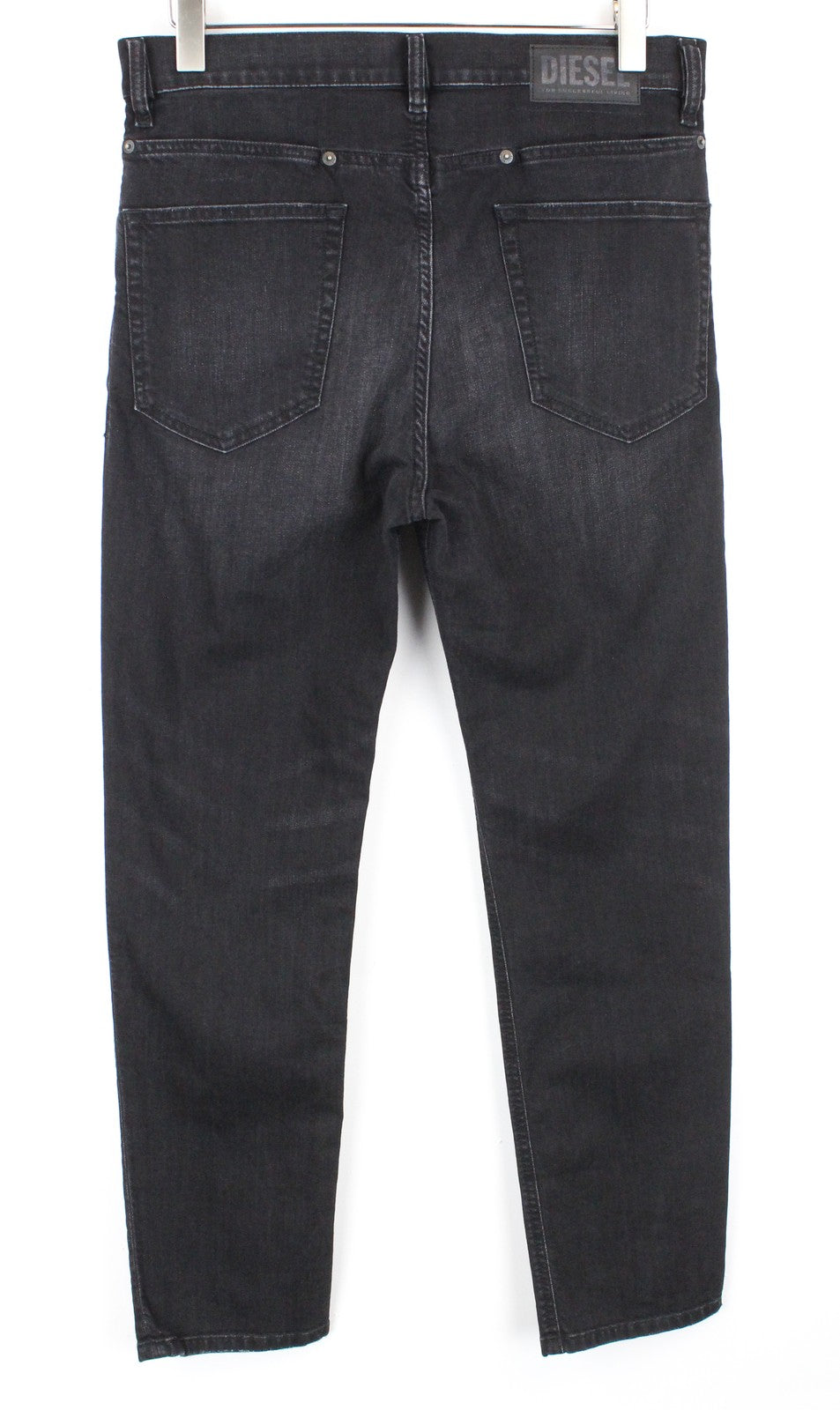 DIESEL D-Eetar 069BG vyriški džinsai W32/L32 siaurėjantys, skalbti skirti, tamprūs, pilki 