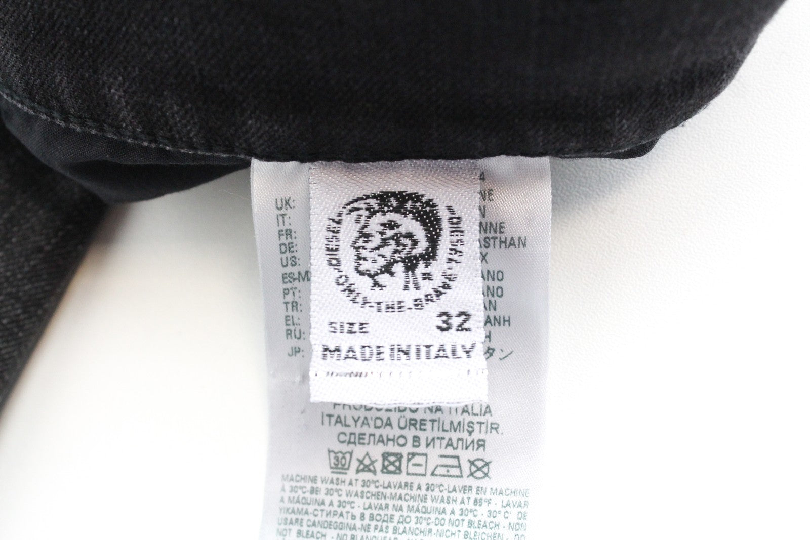 DIESEL D-Eetar 069BG vyriški džinsai W32/L32 siaurėjantys, skalbti skirti, tamprūs, pilki 