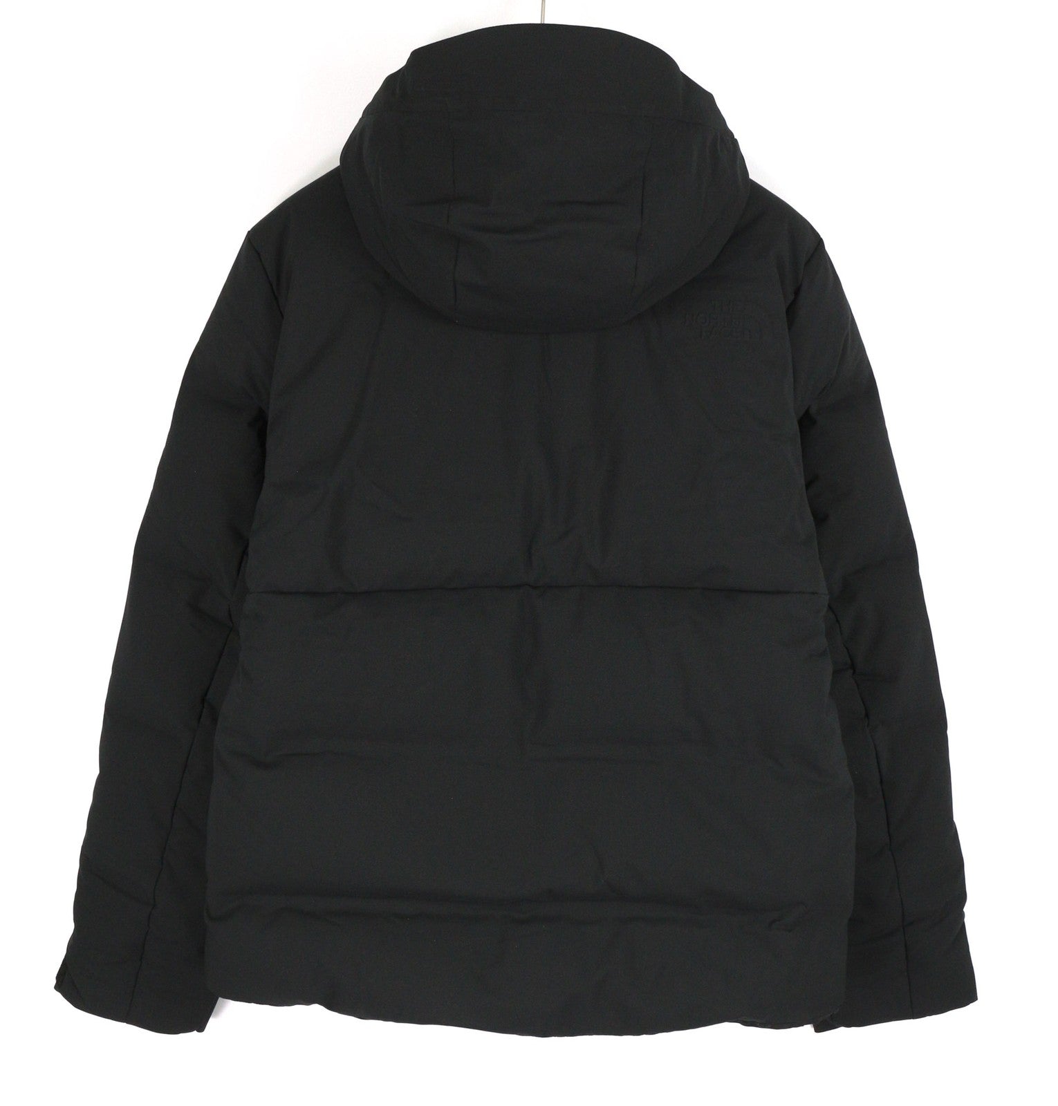 THE NORTH FACE Cirque pūkinė vyriška striukė L 550, užpildyta, su gobtuvu, pamušalu ir užtrauktuku, juoda 