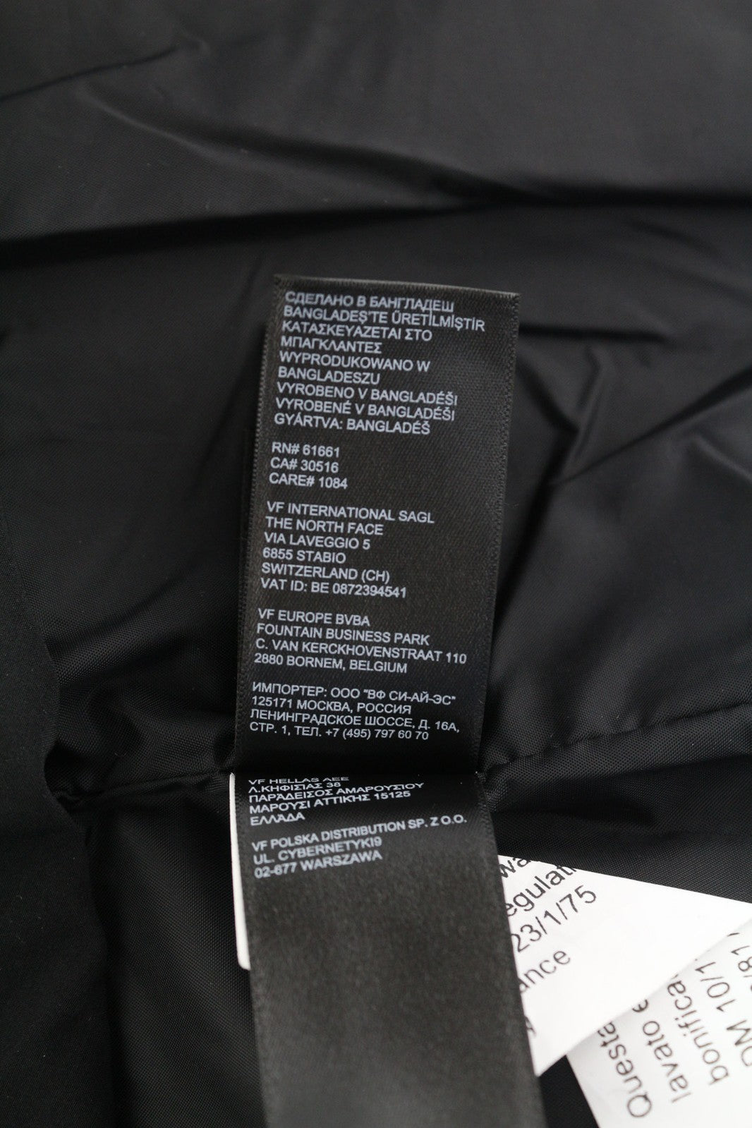 THE NORTH FACE Cirque pūkinė vyriška striukė L 550, užpildyta, su gobtuvu, pamušalu ir užtrauktuku, juoda 