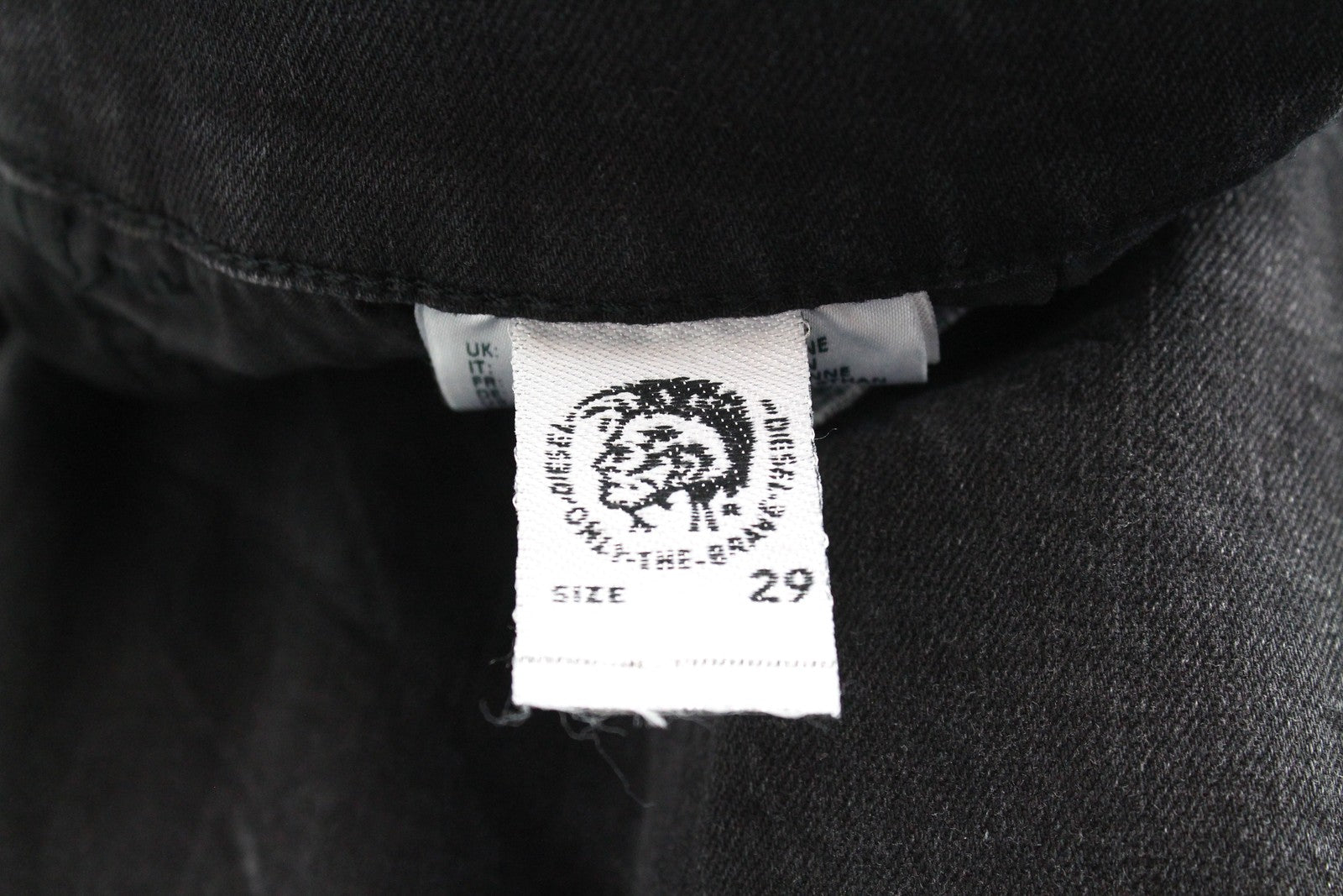 DIESEL D-Eetar 069DV vyriški džinsai W29/L34 siaurėjantys, tamprūs, pilki 